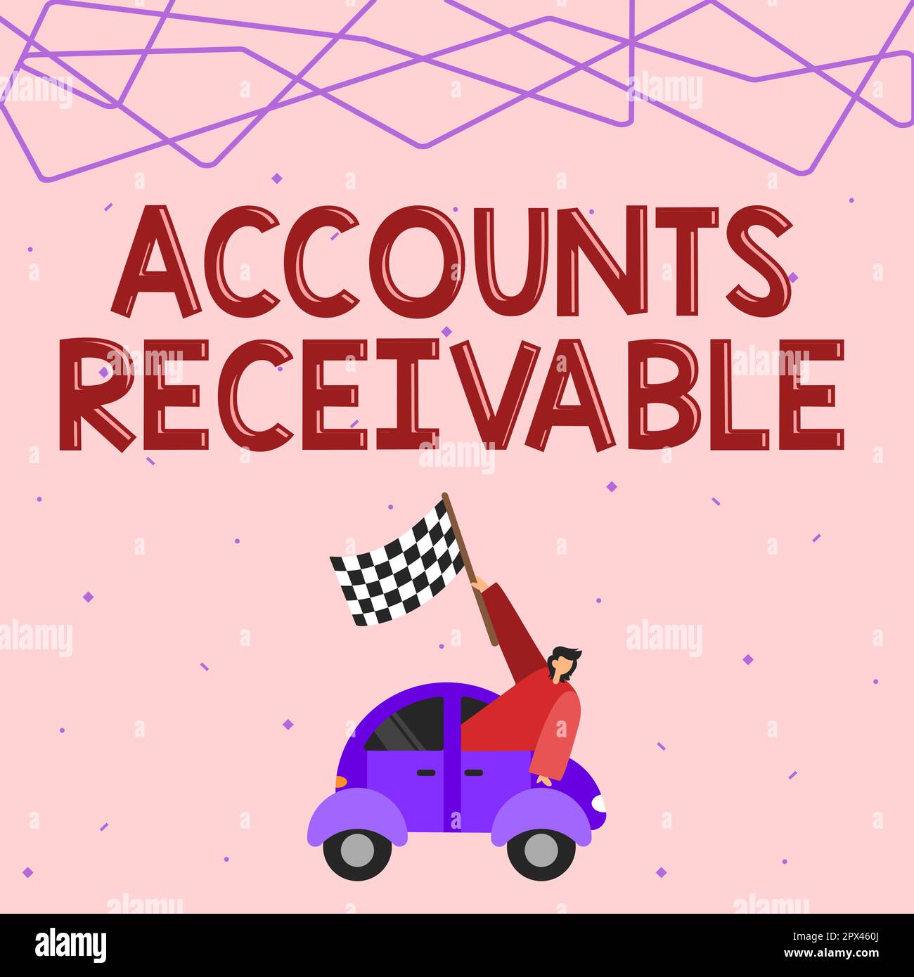 Handwriting text Accounts Receivable, Word Written on Legal Claim of  Payment Money Owed to by Debtors Stock Photo - Alamy, image size:1300x1390