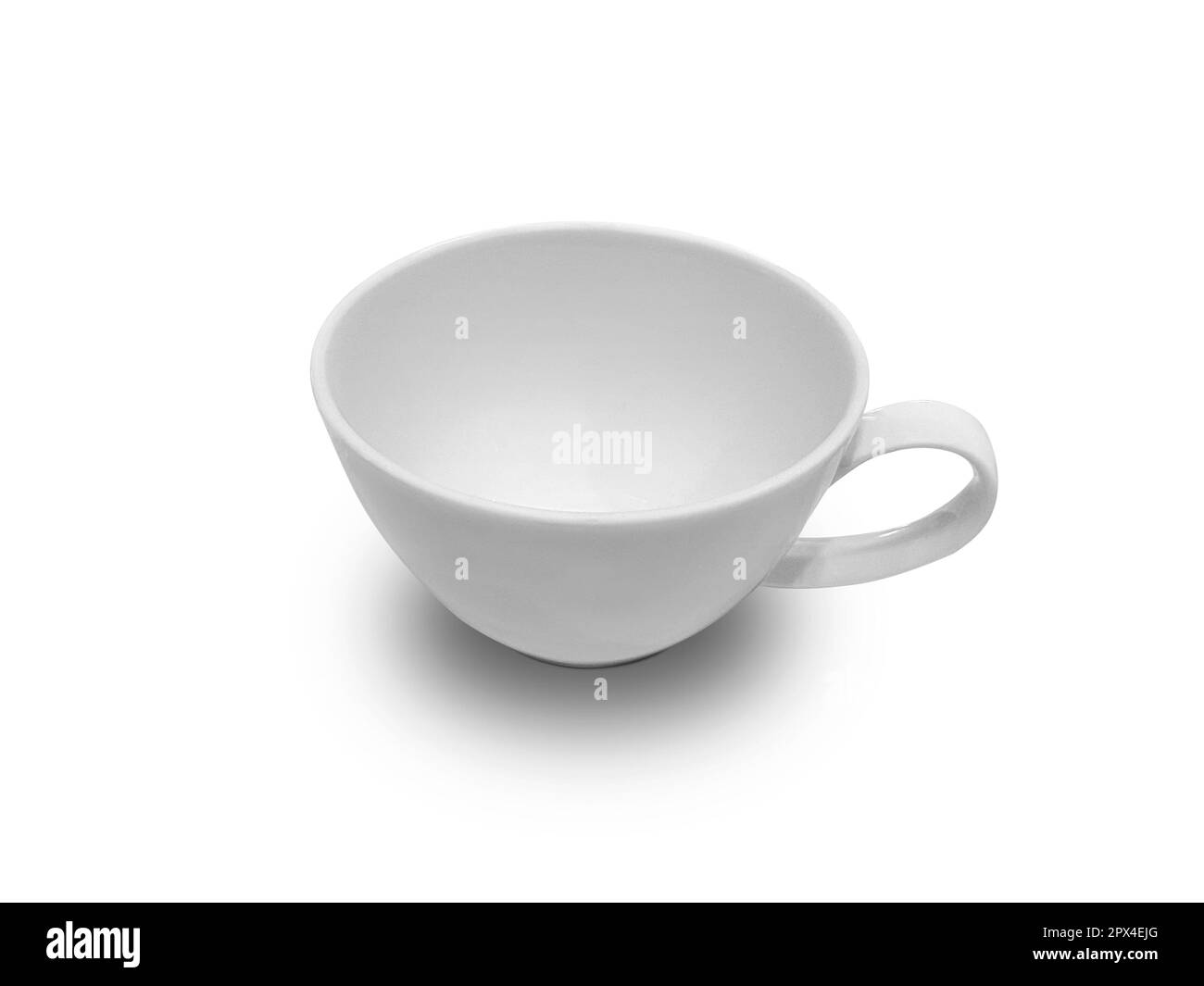 Cup of coffee isolated on white background Stock Photo - Alamy