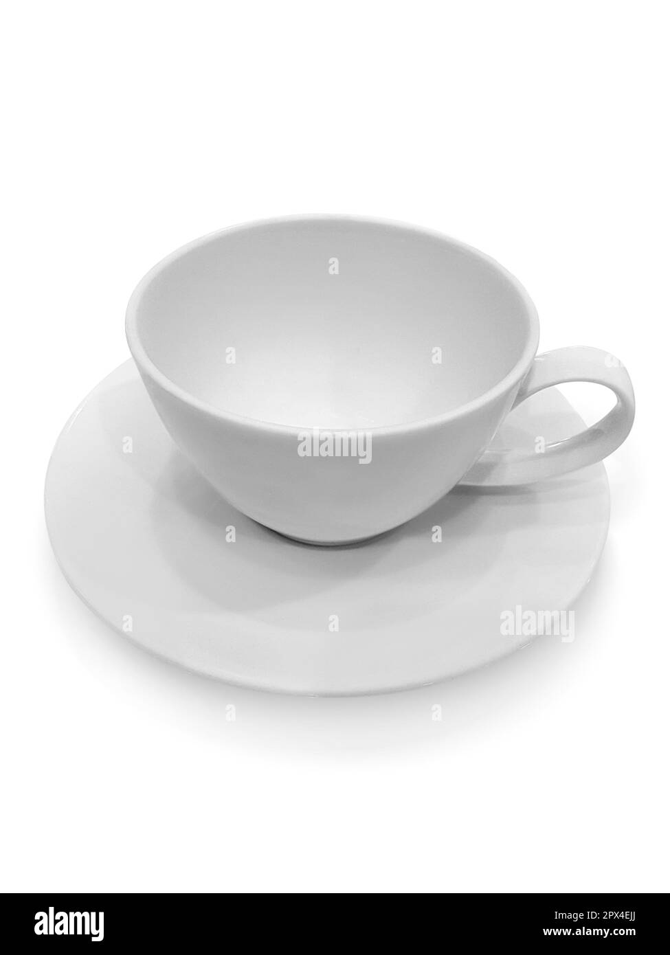 Cup of coffee isolated on white background Stock Photo - Alamy