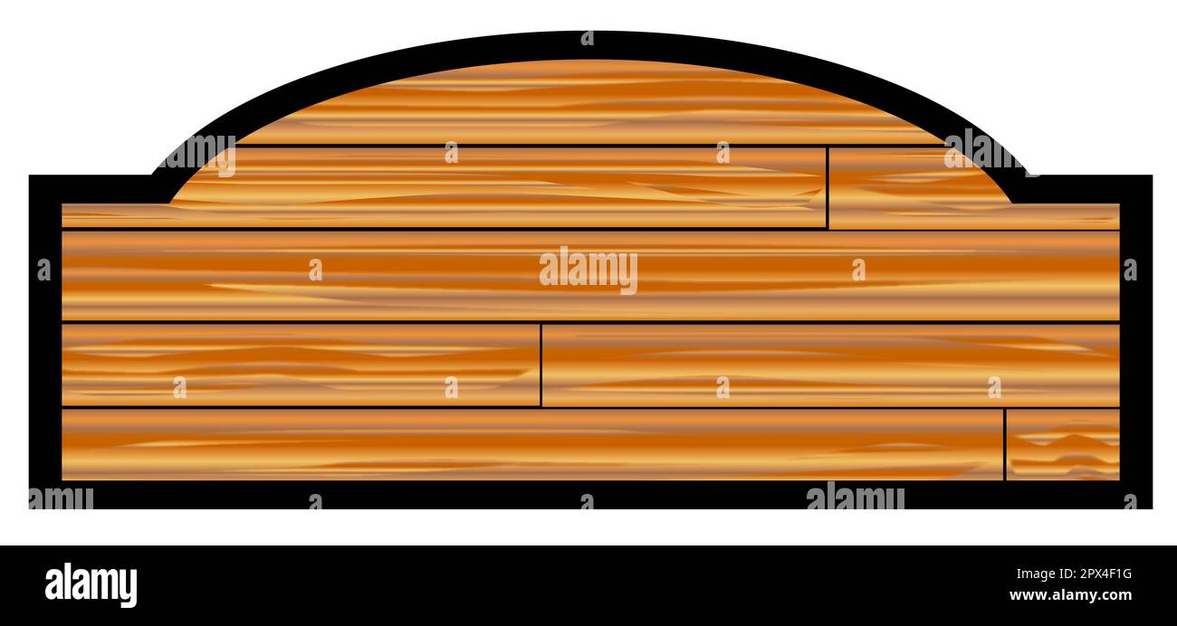 Blank stylish wooden store sign over a white background Stock Photo - Alamy