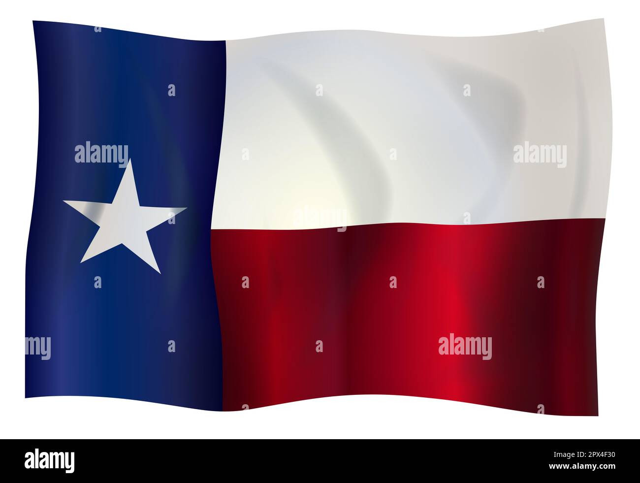 The flag of the USA state of TEXAS Stock Photo - Alamy