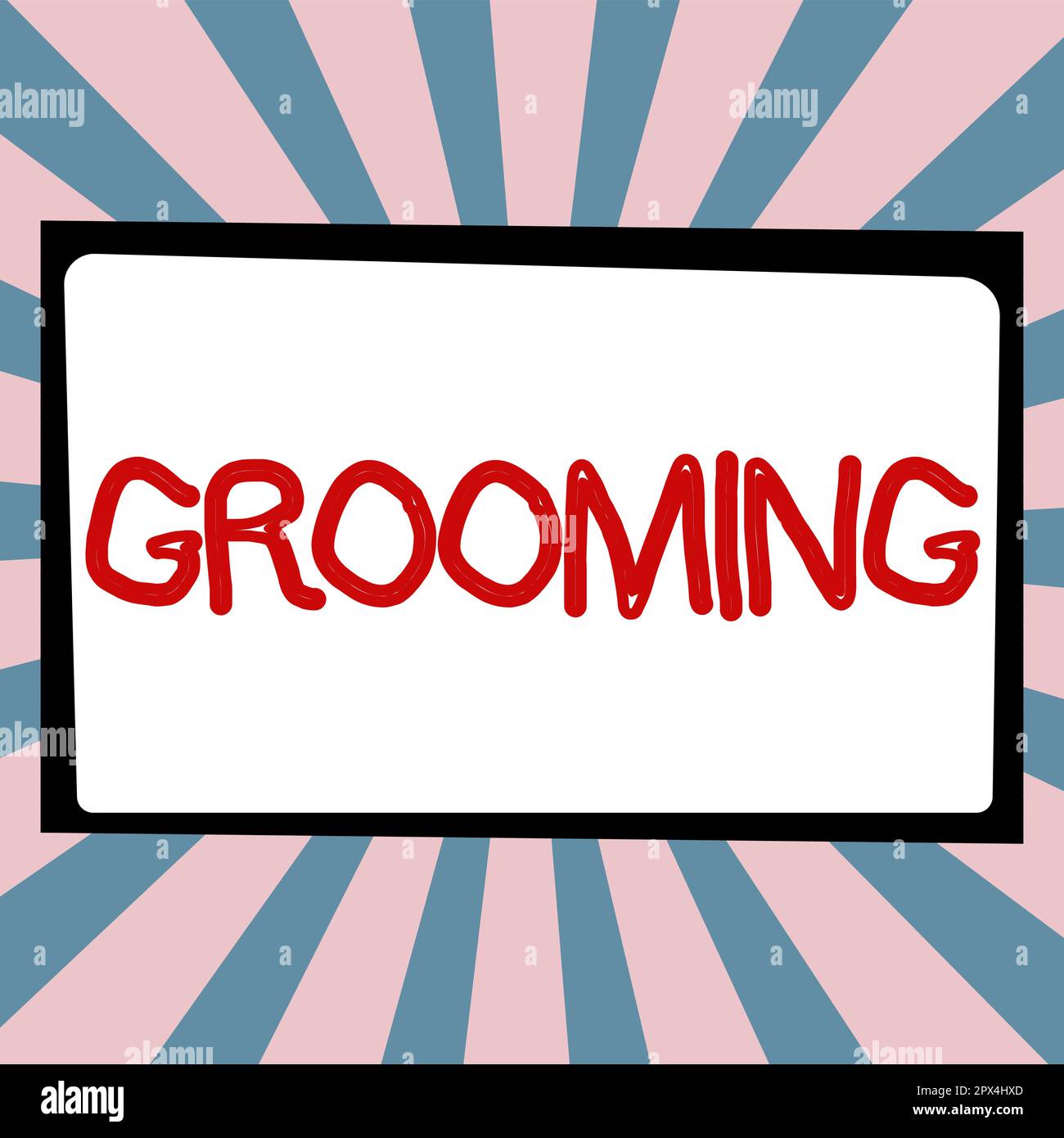 Grooming Text Text caption presenting Grooming, Business approach hygienic care and ...