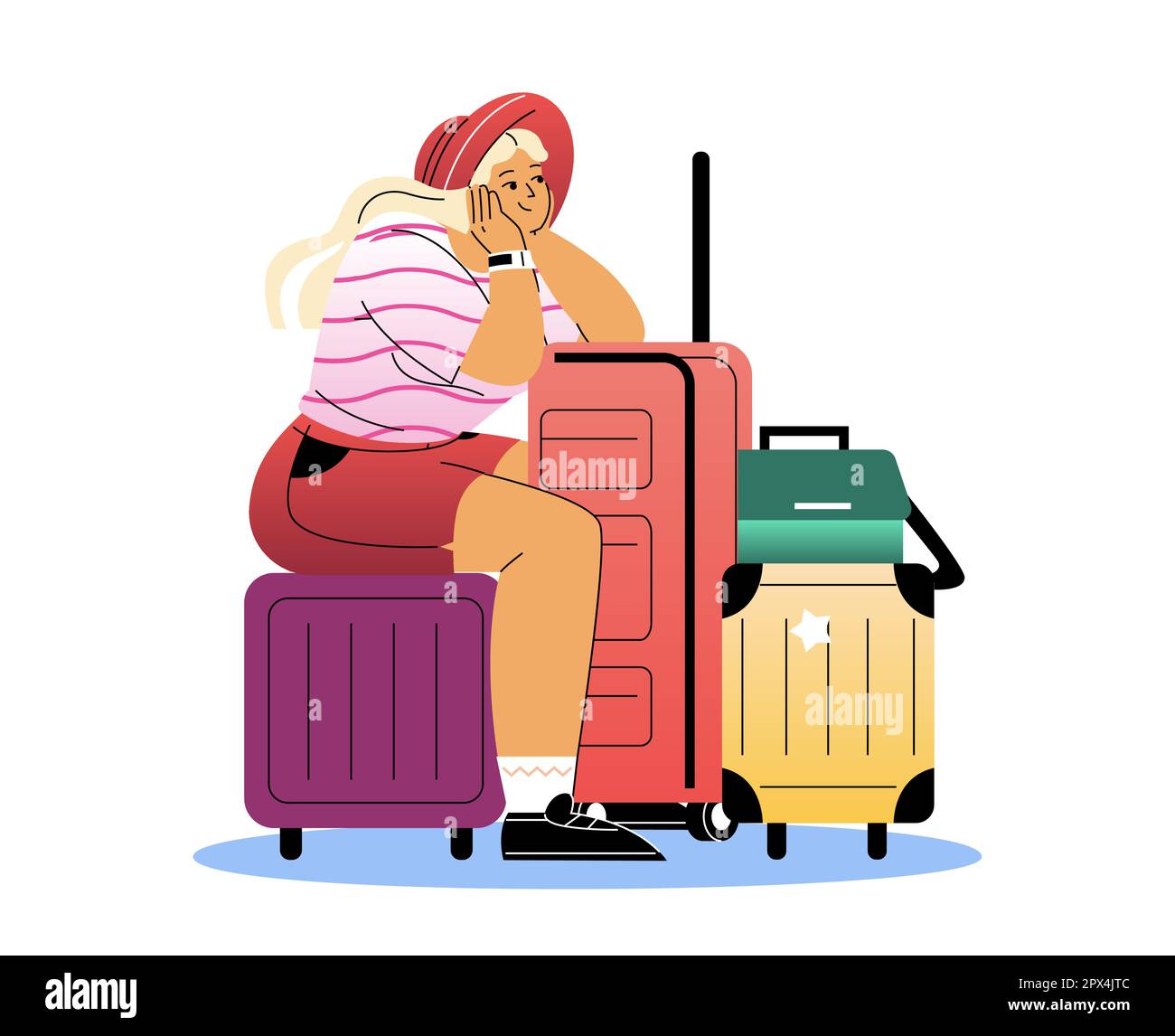 Tourist or traveler Stock Vector Image & Art Alamy
