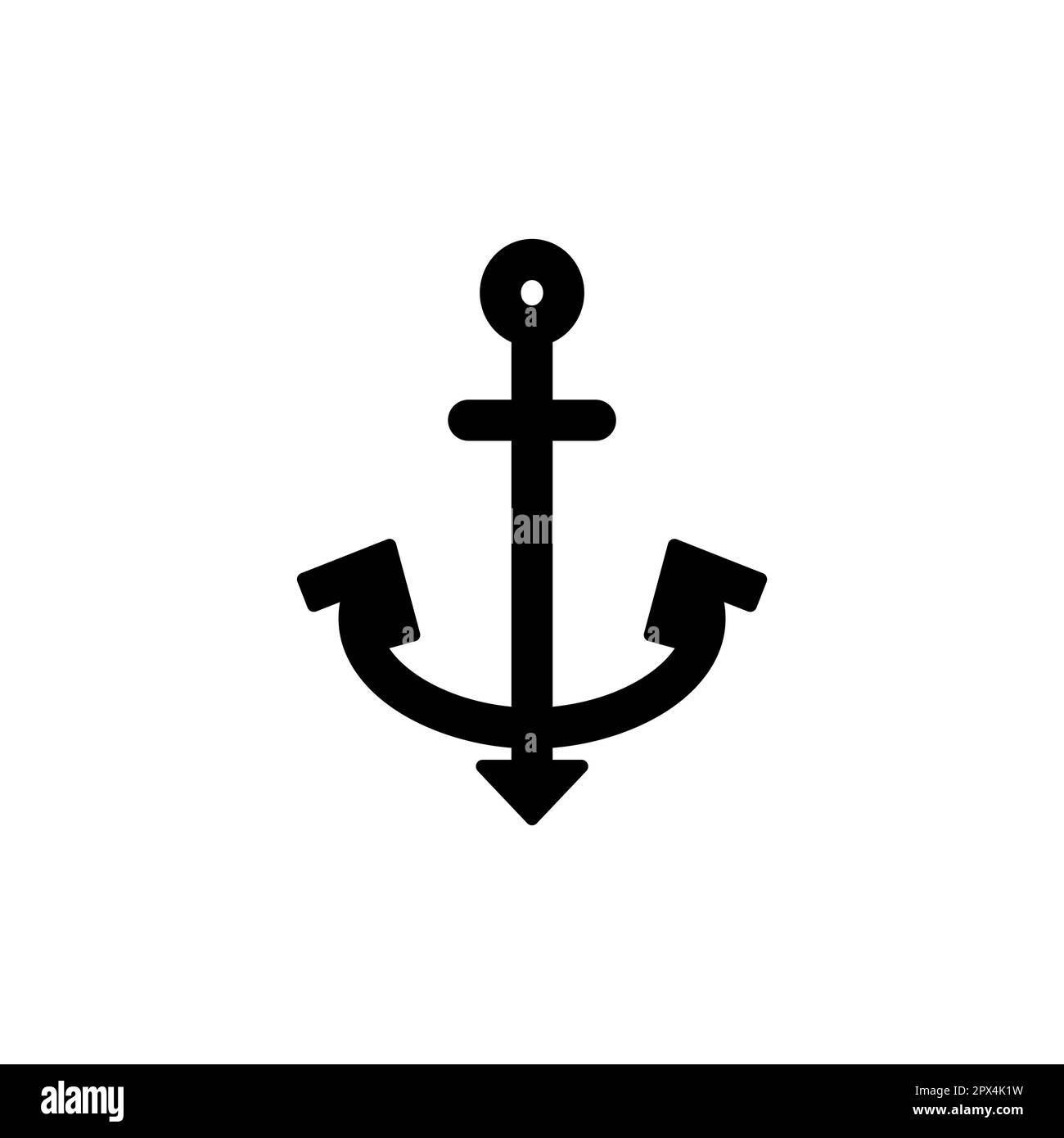 Anchor icon vector. Anchor sign. marine symbol Stock Vector Image & Art