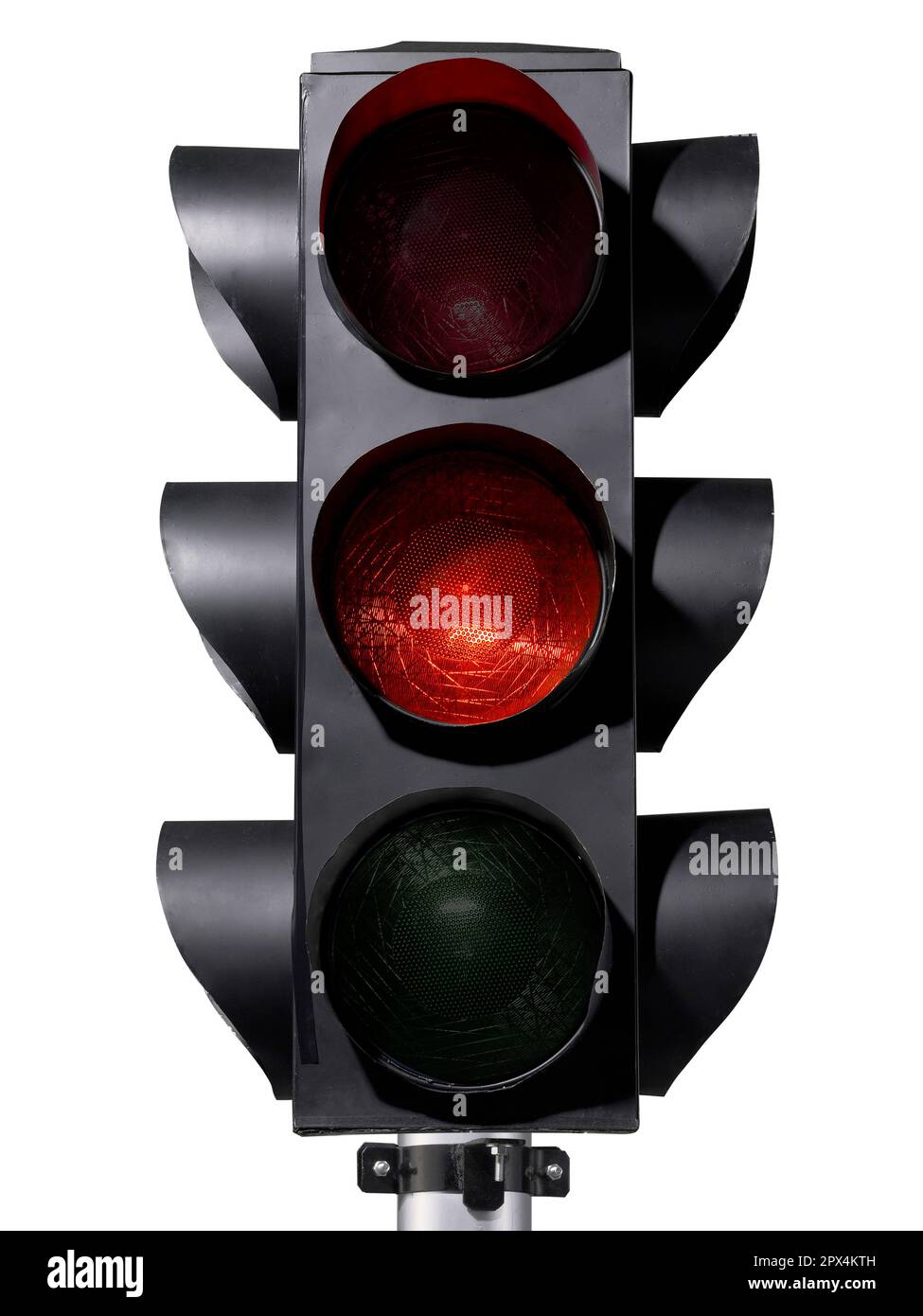 traffic light isolated on white background Stock Photo - Alamy
