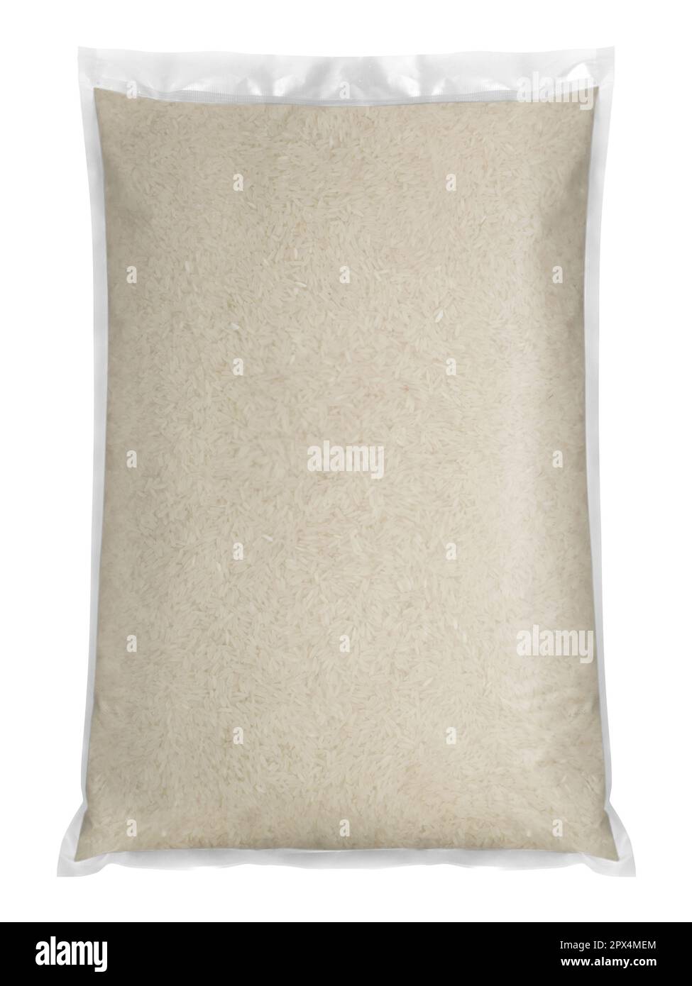 Rice pack isolated over white background Stock Photo - Alamy