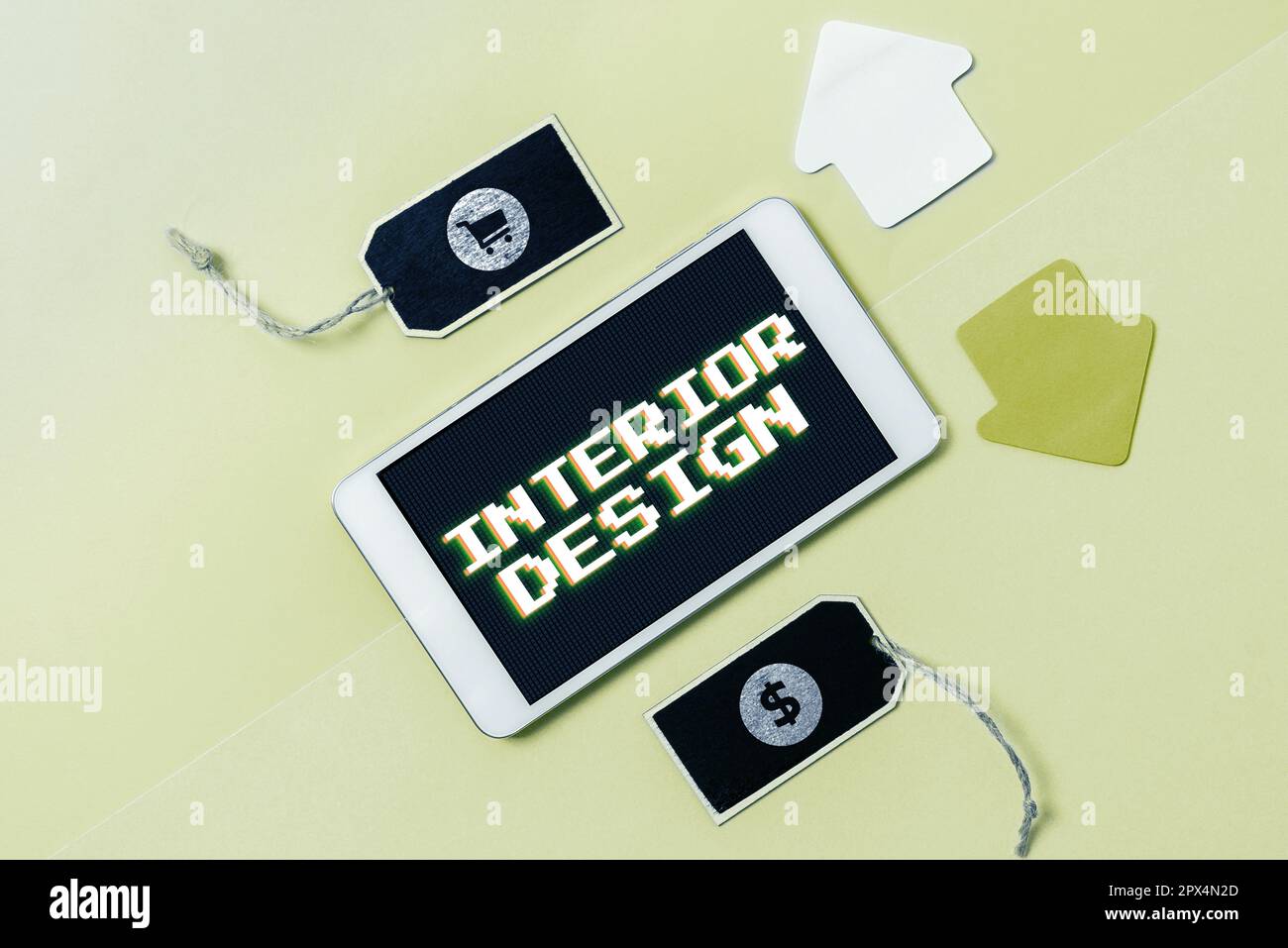 Sign displaying Interior Design, Business idea the art of designing the ...