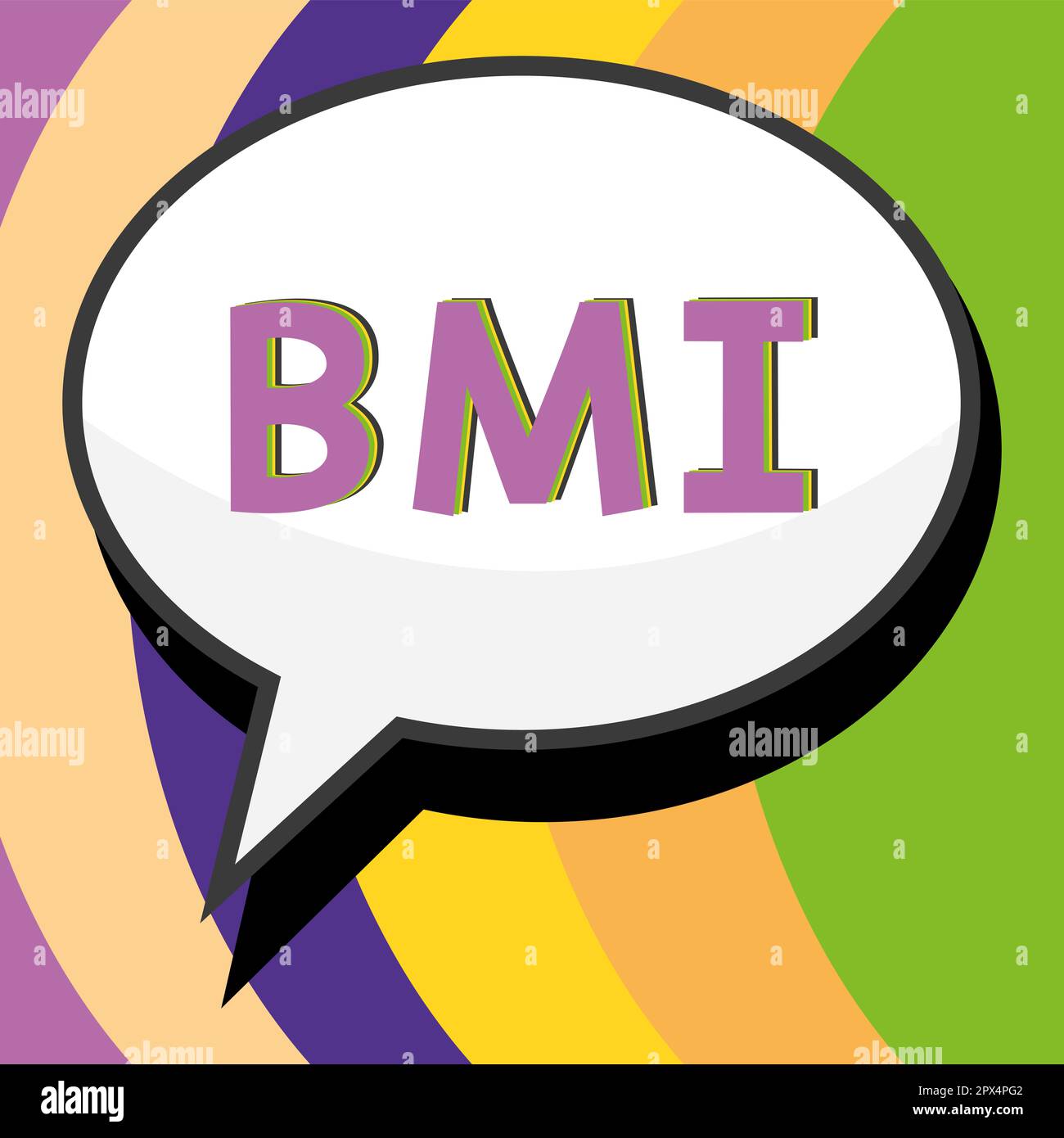 Conceptual display Bmi, Concept meaning Method of estimating body fat
