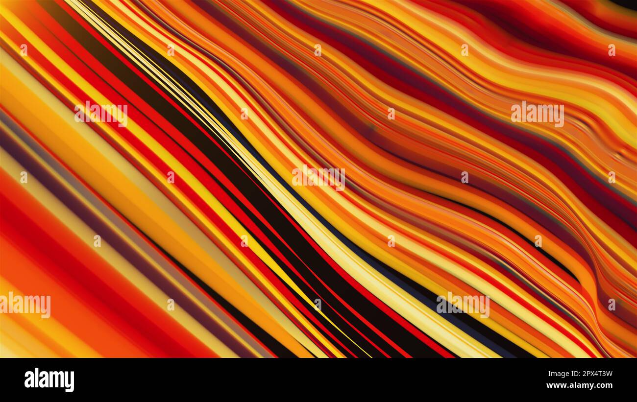 Abstract wave lines. Computer generated 3d render Stock Photo - Alamy
