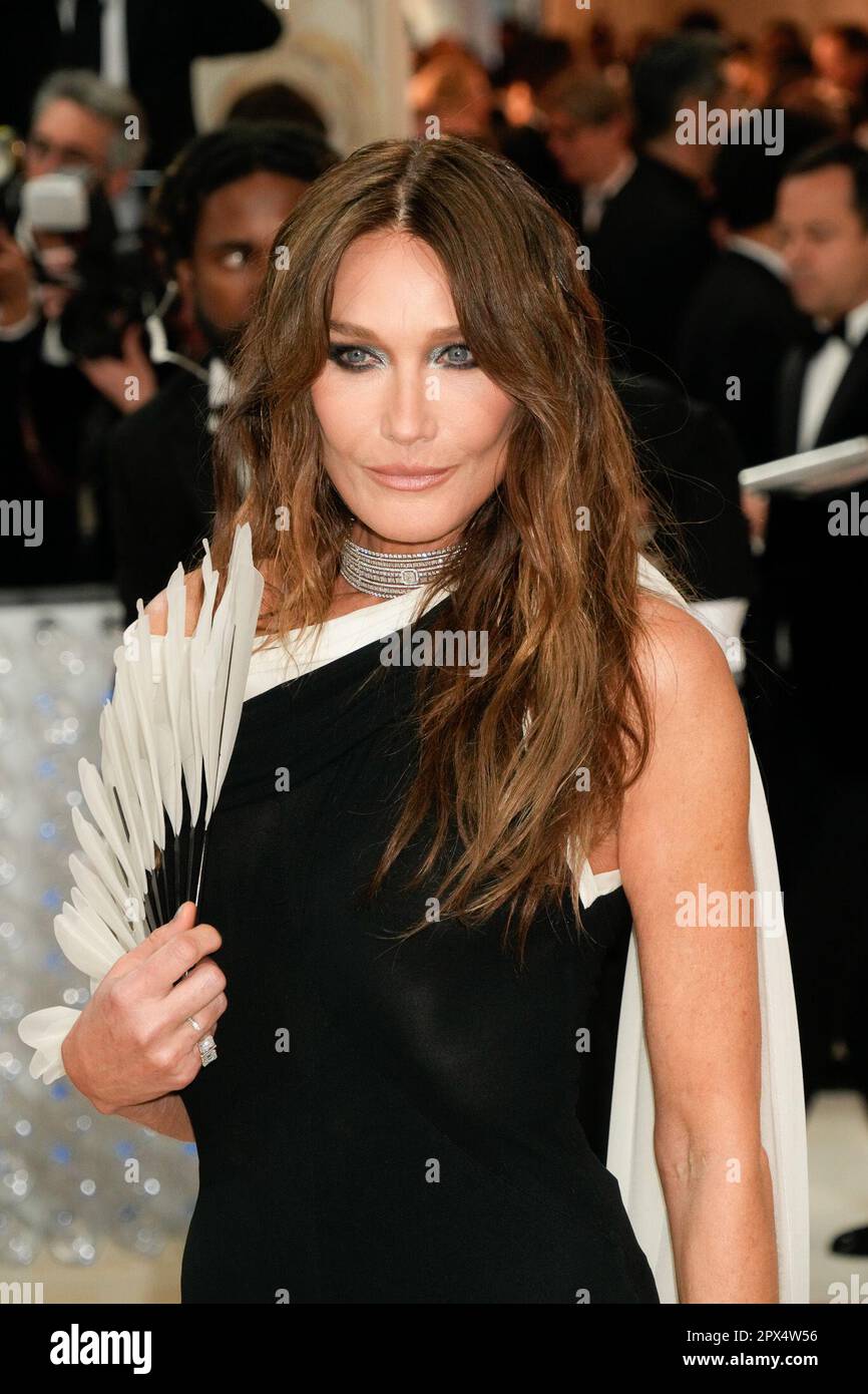 New York, USA. 01st May, 2023. Carla Bruni on the red carpet during The