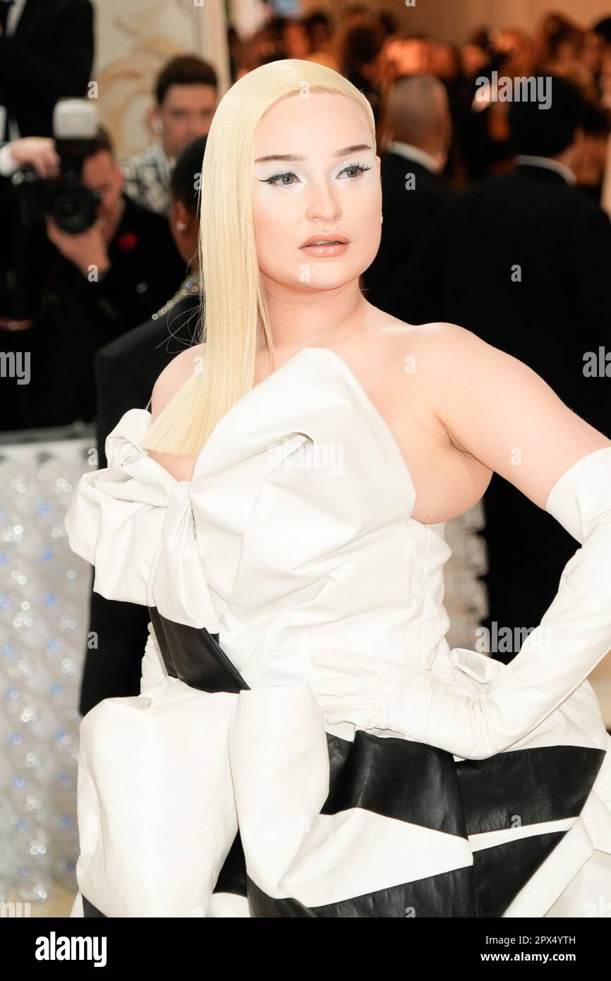 New York, USA. 01st May, 2023. Kim Petras on the red carpet during The 2023 Met Gala honoring