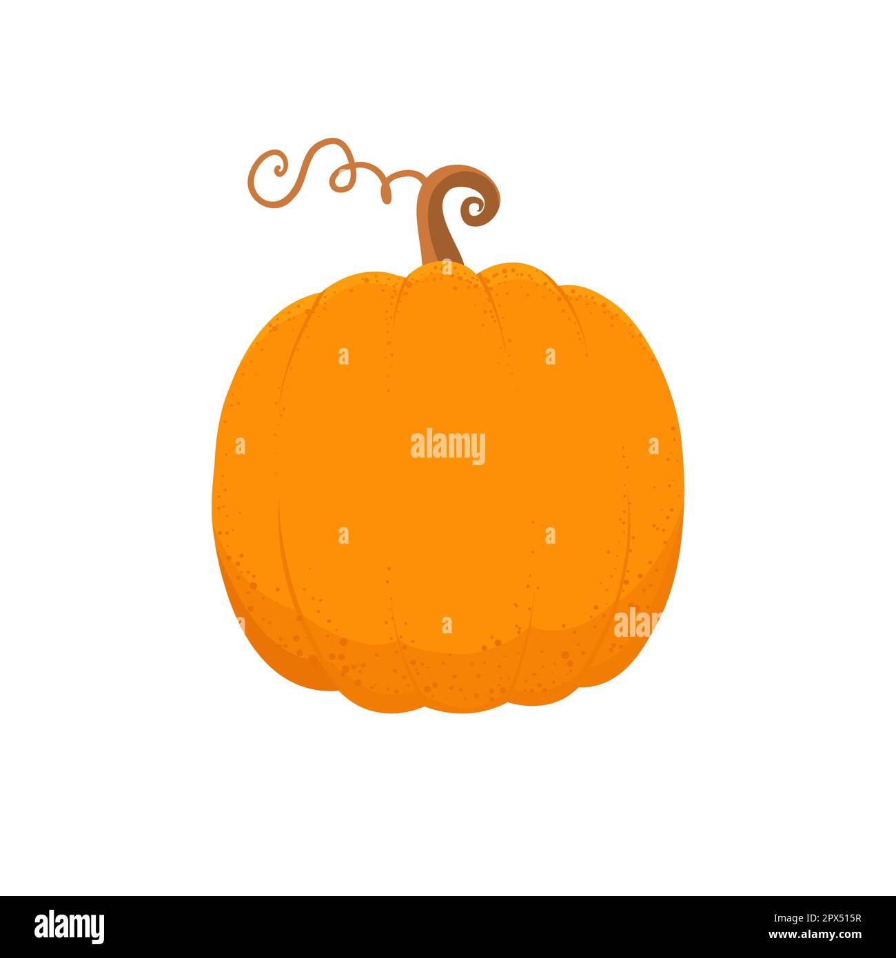 Cartoon pumpkin, isolated on white background Stock Vector Image & Art ...
