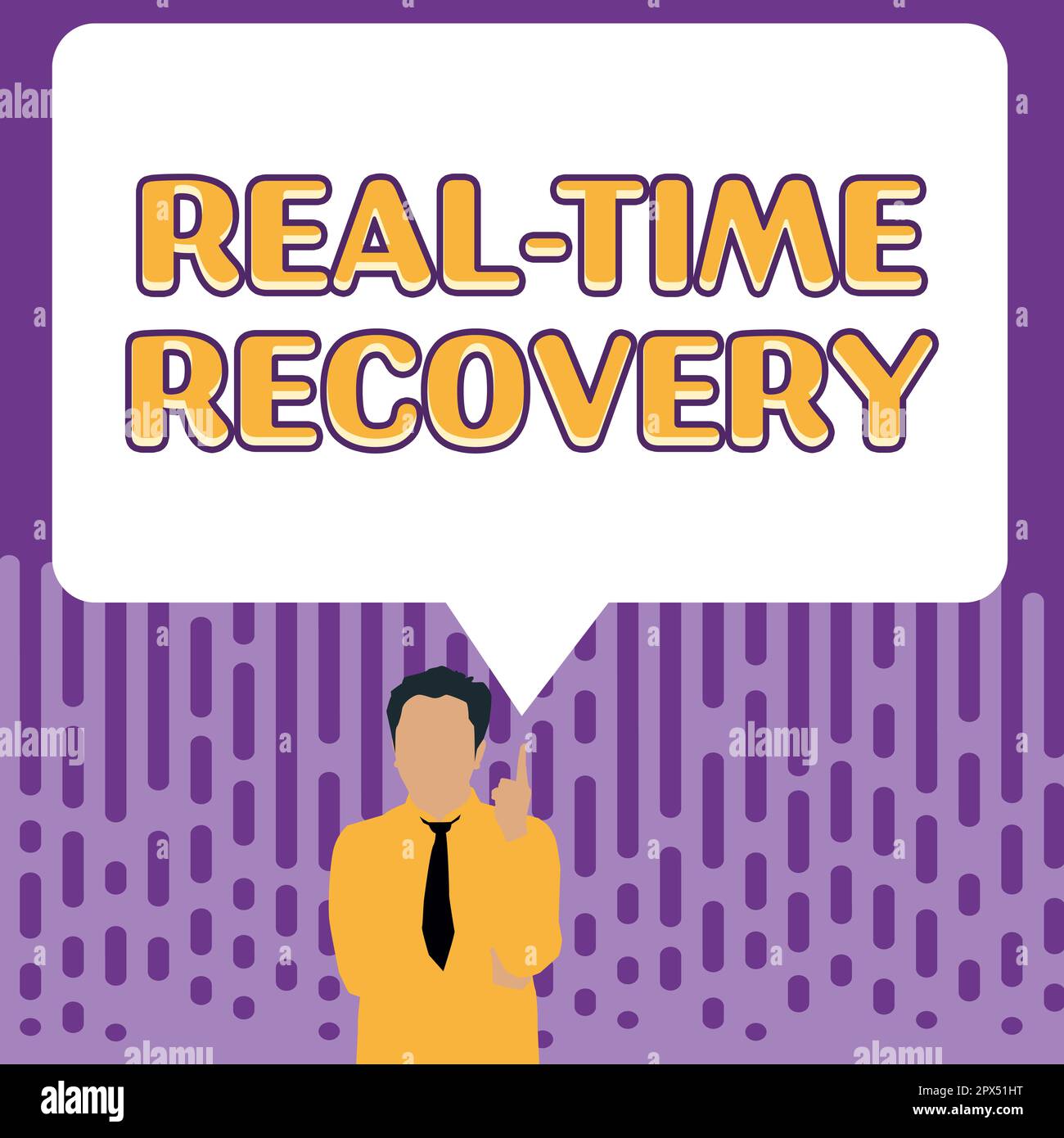 Sign displaying Real Time Recovery, Conceptual photo maximum time ...