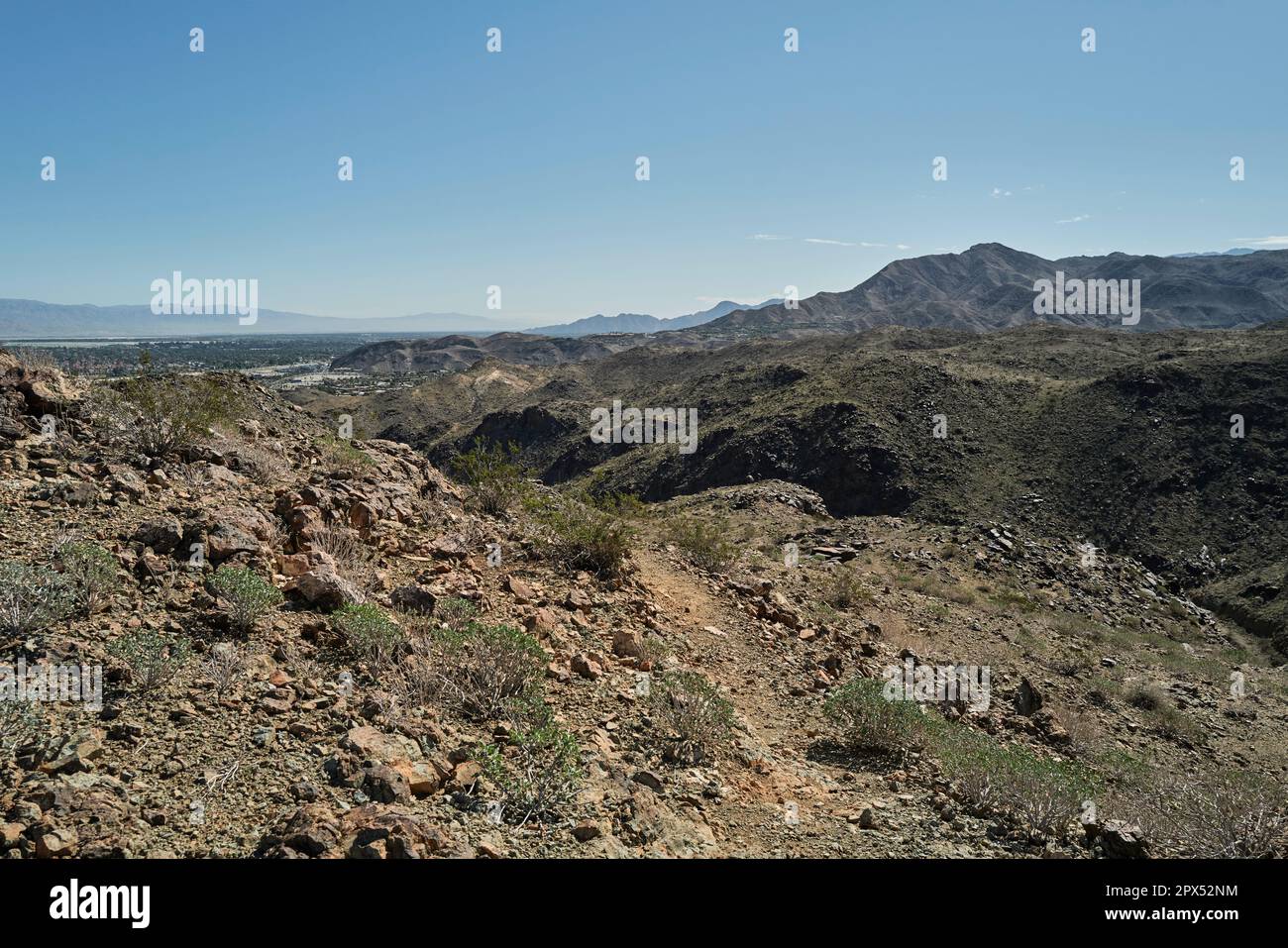 Hiking trail in Palm Springs Stock Photo Alamy