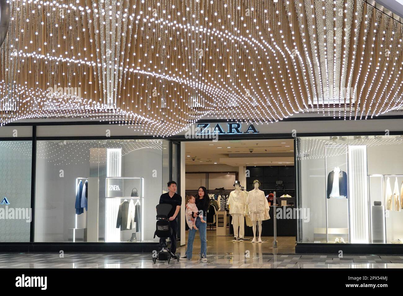 YANTAI, CHINA MARCH 27, 2023 (FILE) A ZARA store is seen in Jinan