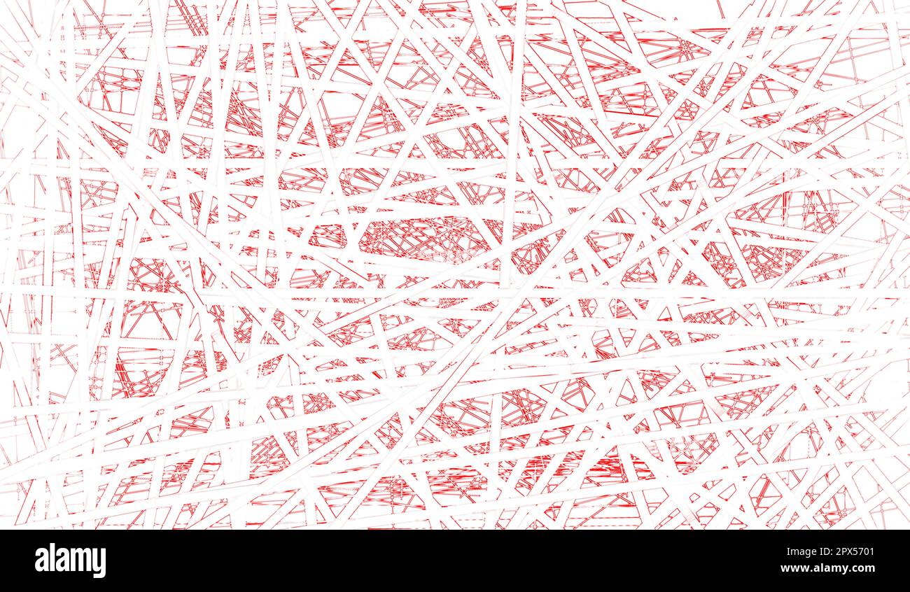 A red ribbon abstract background over a white backdrop Stock Photo - Alamy