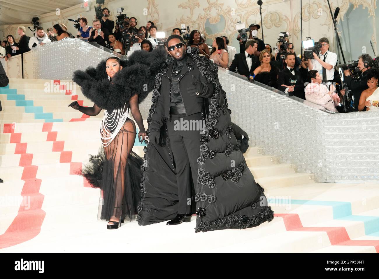 New York, USA. 01st May, 2023. Yung Miami, Sean 'Diddy' Combs on the