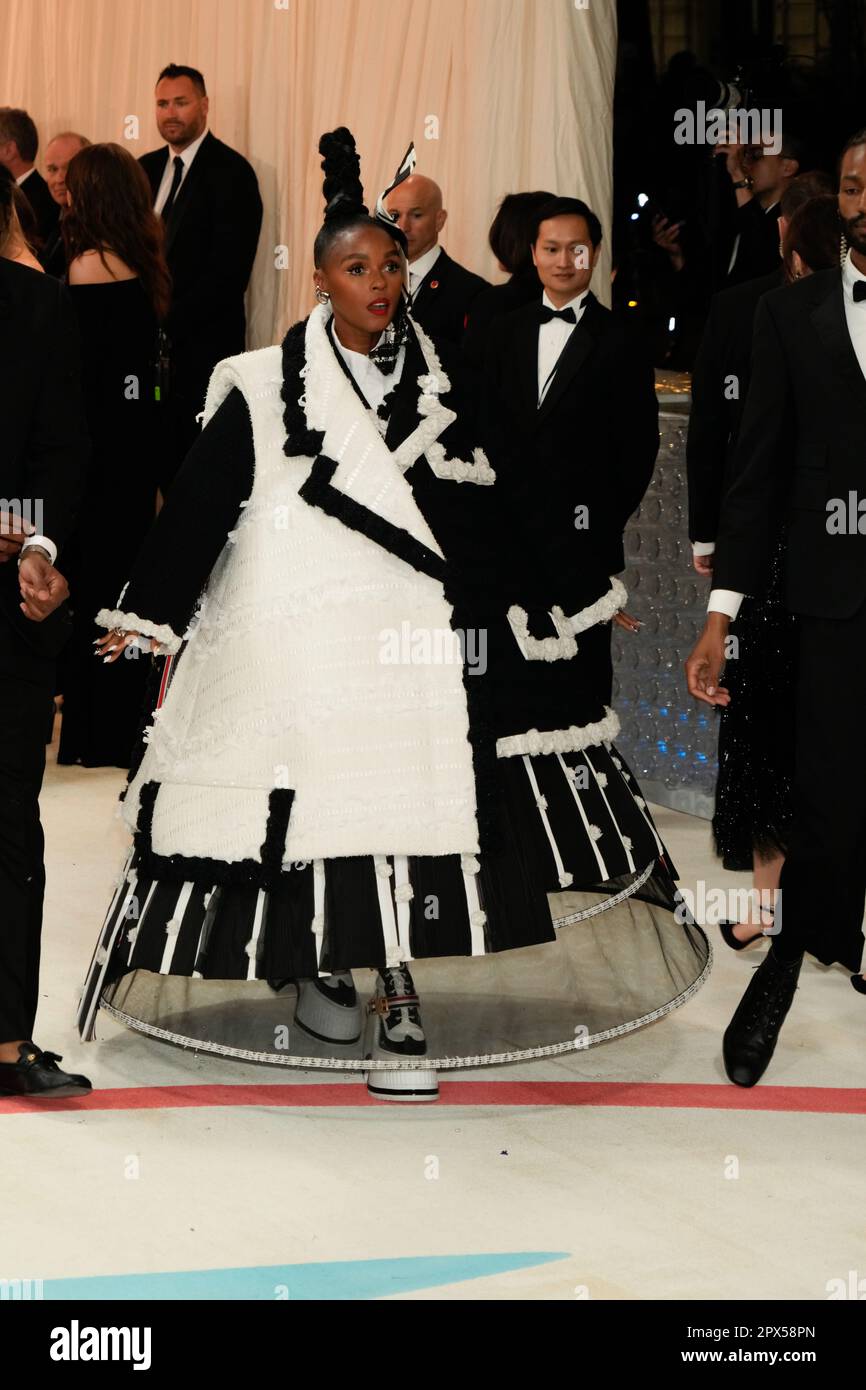 New York, USA. 01 May 2023. Janelle Monae on the red carpet during The