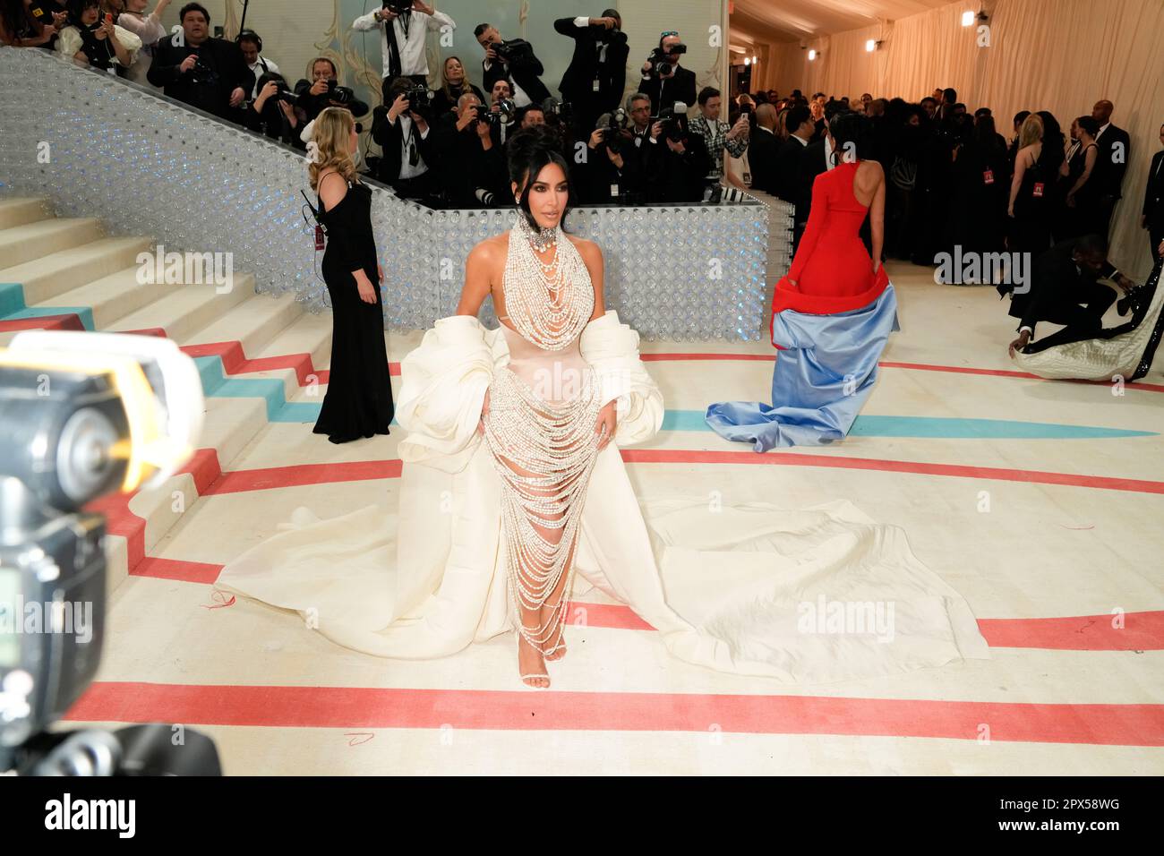 New York, USA. 01st May, 2023. Kim Kardashian on the red carpet