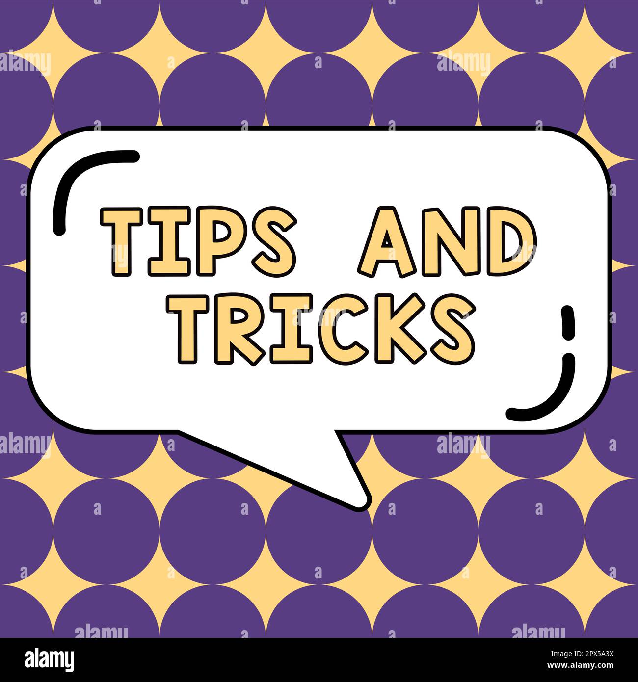 Conceptual display Tips And Tricks, Word for helpful advices that makes ...