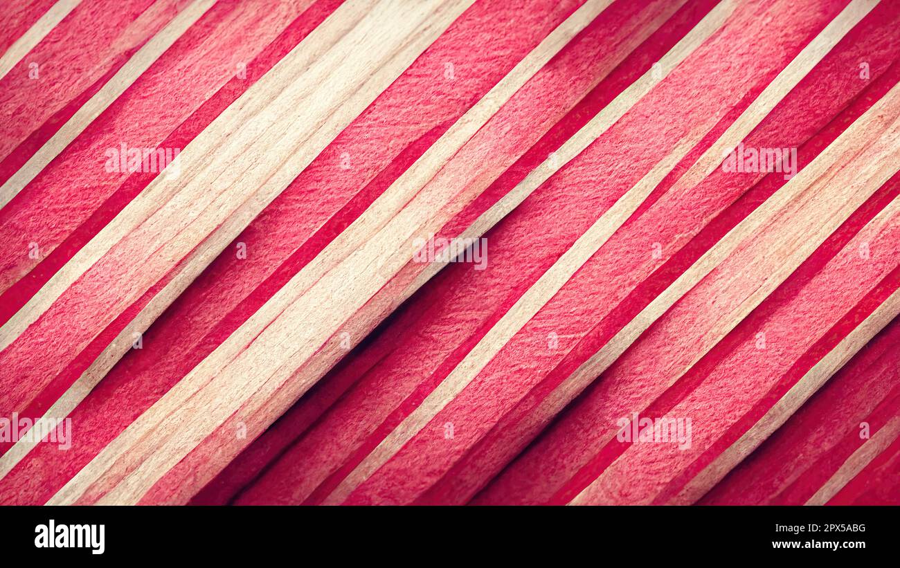 Pink and red trendy abstract gradient lines full frame - artifacial Art generated. Stock Photo