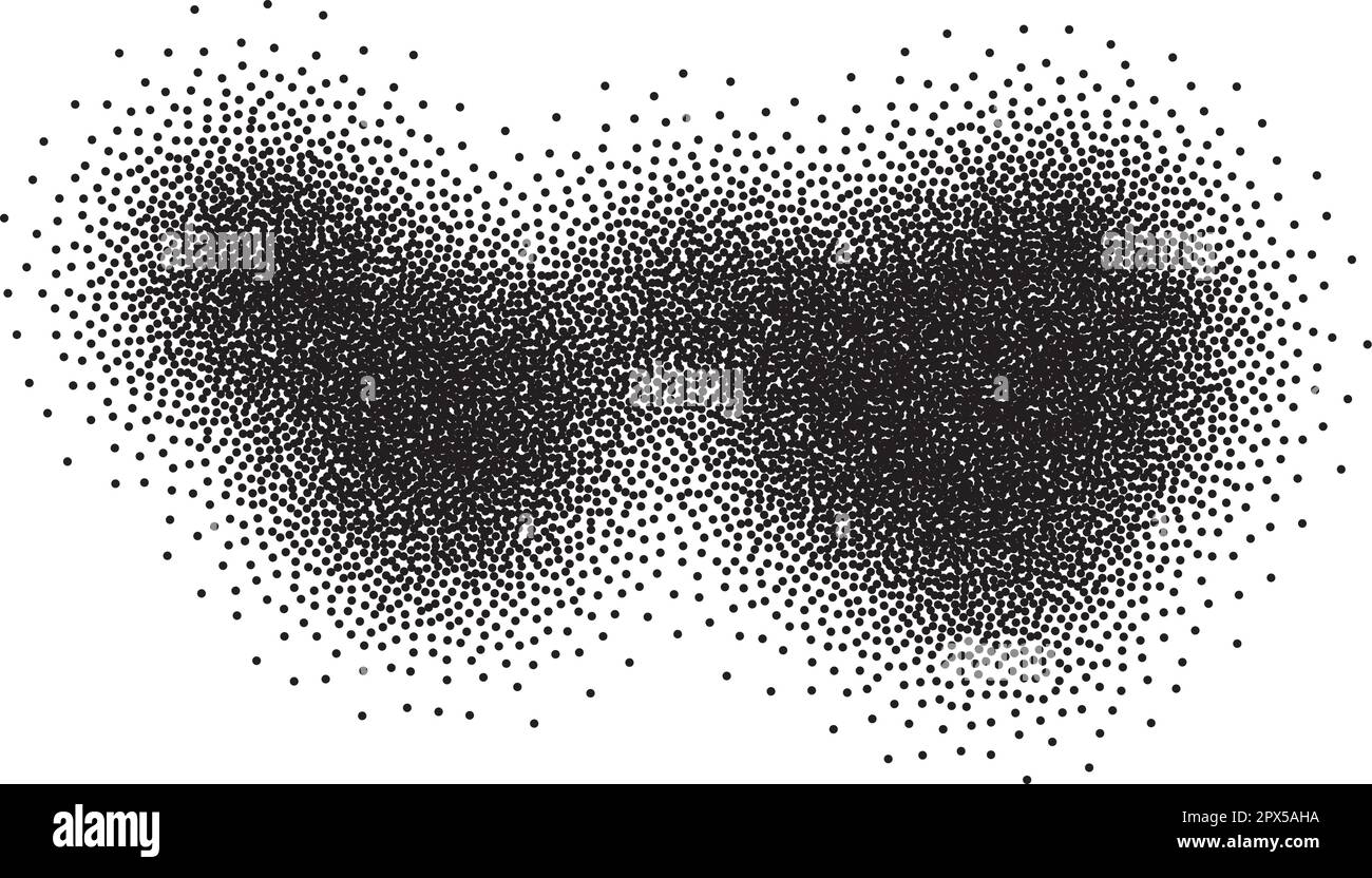 Spray on white background. Grunge stipple isolated vector. Gradient