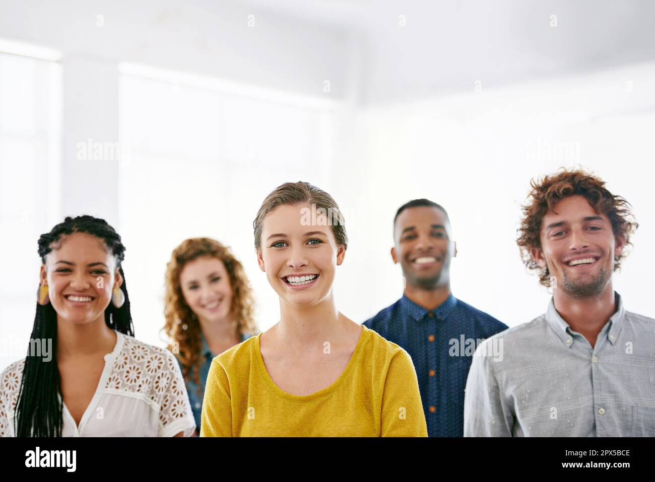 Portrait leader smile collaboration hi-res stock photography and images ...