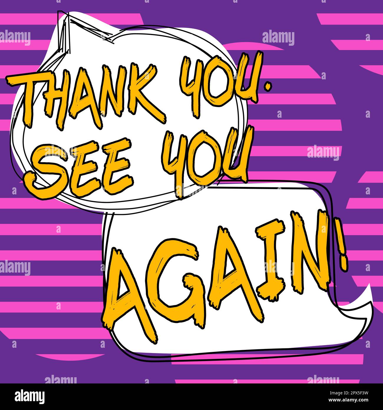 Thanks See Text caption presenting Thank You. See You Again, Internet Concept ...