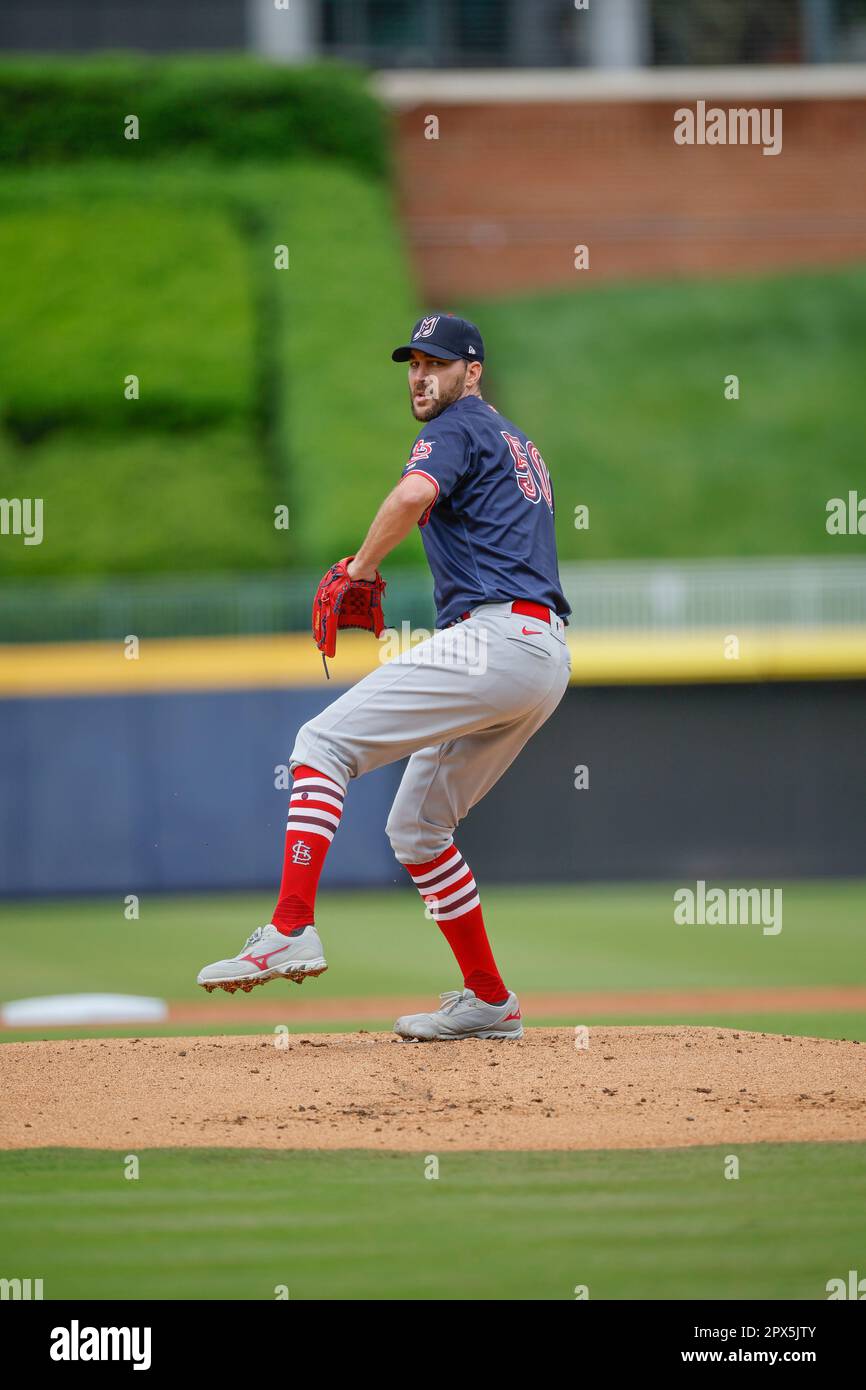 Durham, NC Memphis Redbirds starting pitcher Adam Wainwright (50