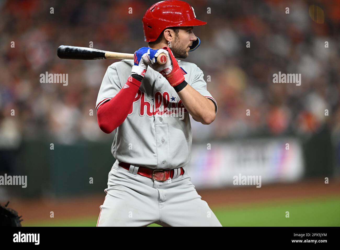 April 9 2022: Los Angeles shortstop Trea Turner (6) before the game with  Los Angels Dodgers and Colorado Rockies held at Coors Field in Denver Co.  David Seelig/Cal Sport Medi(Credit Image Stock