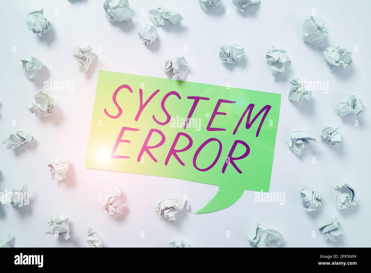 Conceptual display System Error, Internet Concept Technological failure ...