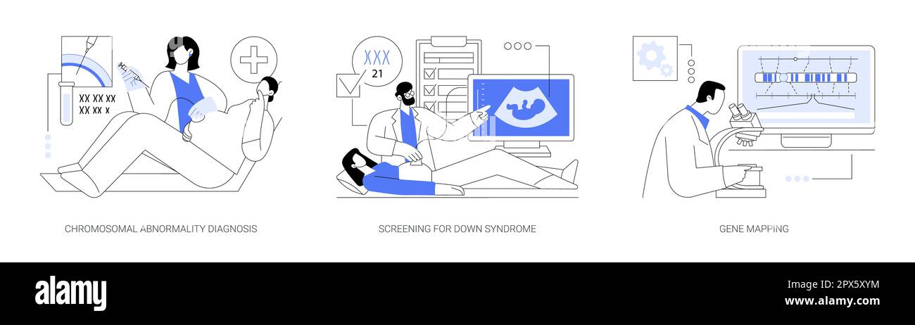 Prenatal healthcare abstract concept vector illustrations Stock Vector