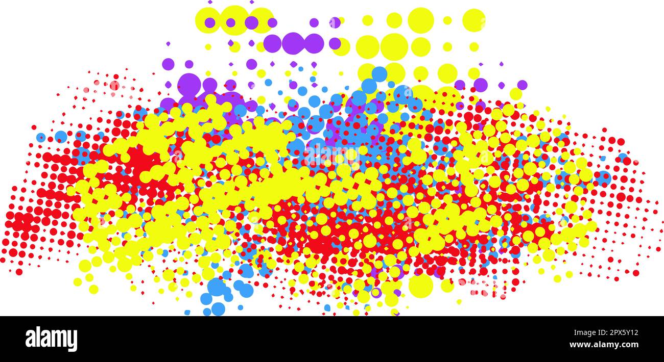 Grunge halftone background. Pop art background Stock Vector Image & Art ...