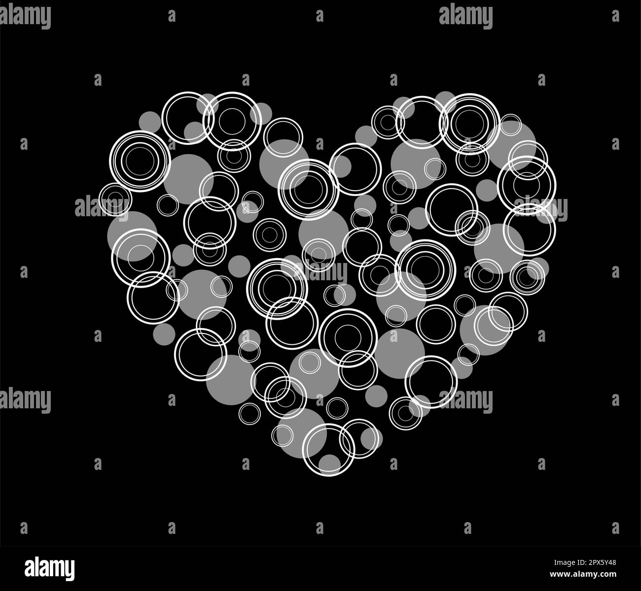 Abstract heart template. Vector illustration Stock Vector Image & Art