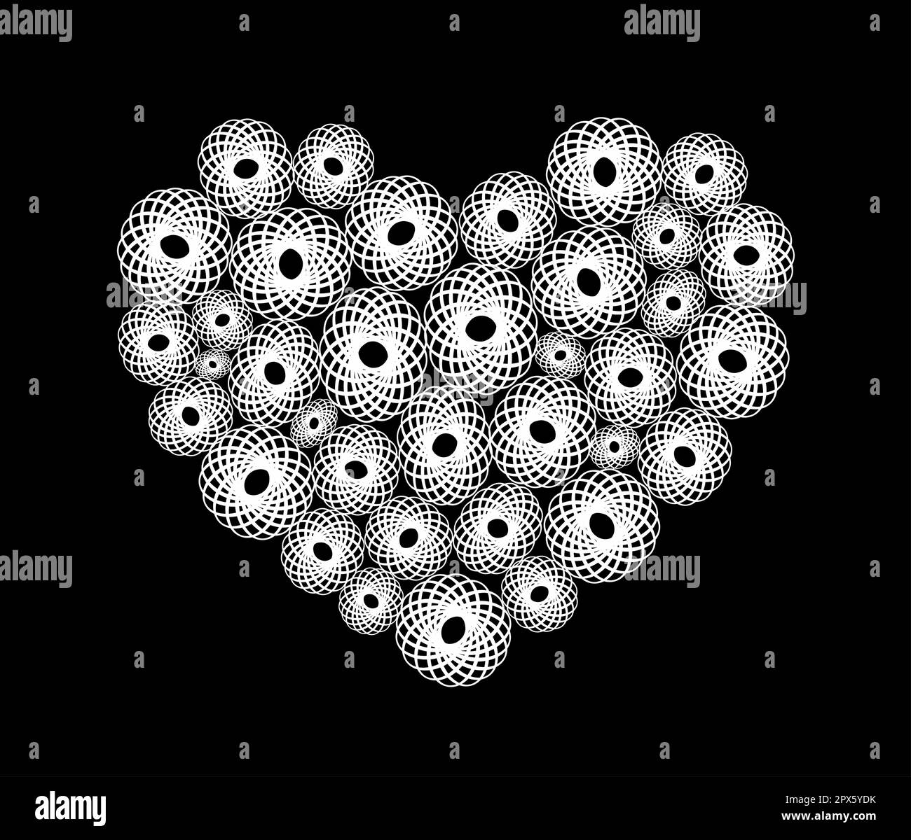 Abstract heart template. Vector illustration Stock Vector Image & Art