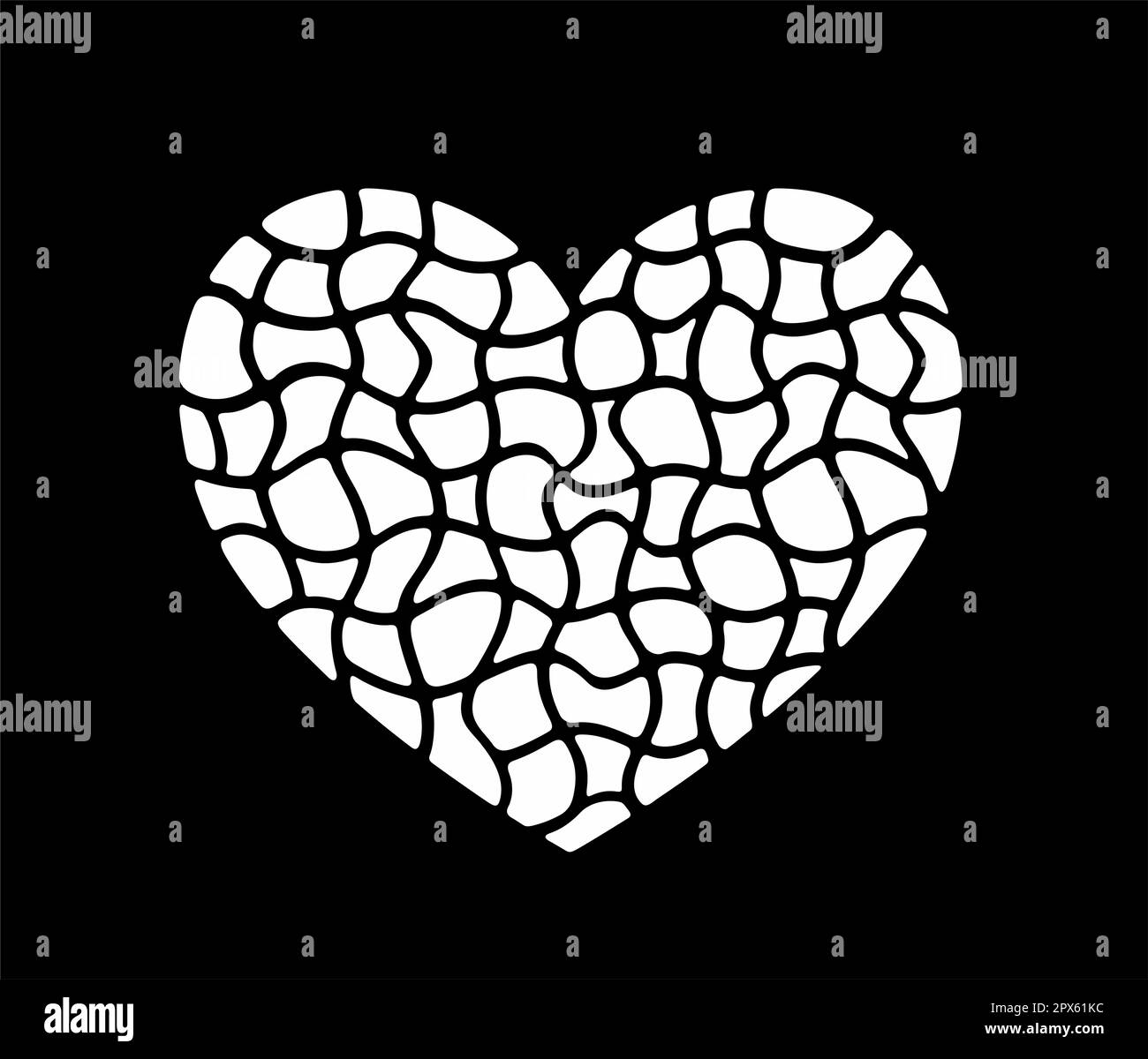Abstract heart template. Vector illustration Stock Vector Image & Art