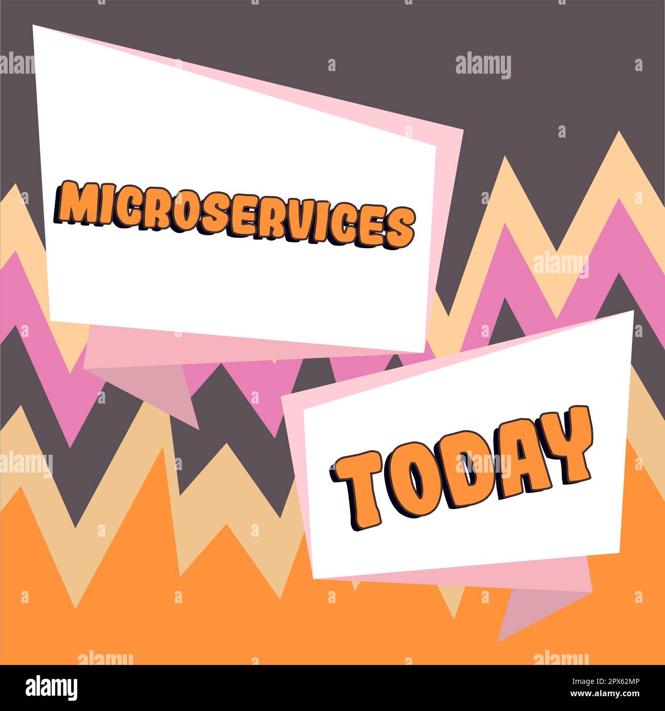 Conceptual display Microservices, Business showcase Software ...