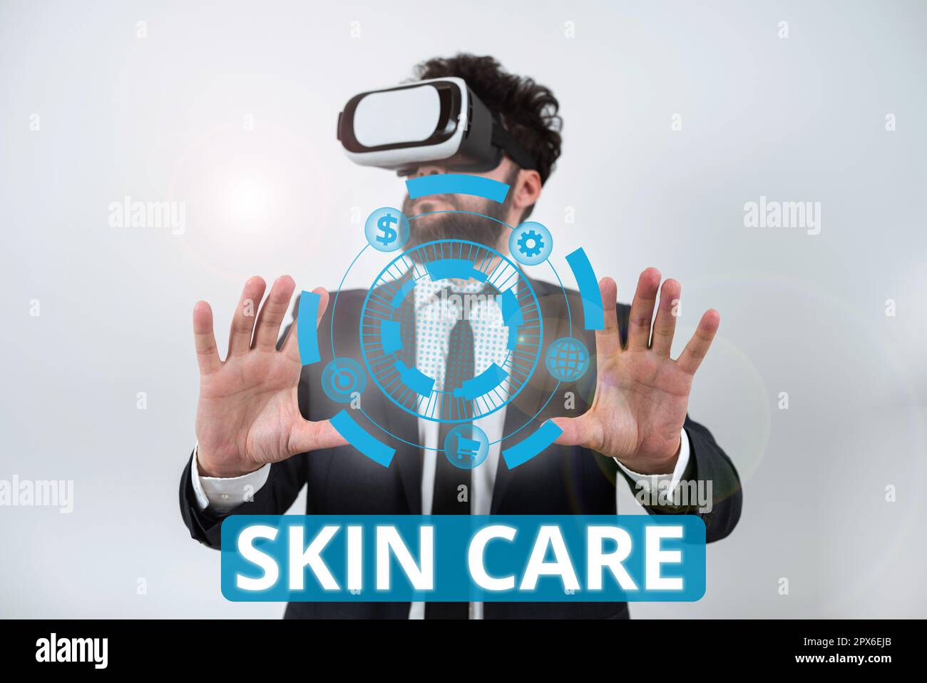 Hand writing sign Skin Care, Business idea things that you do or use to