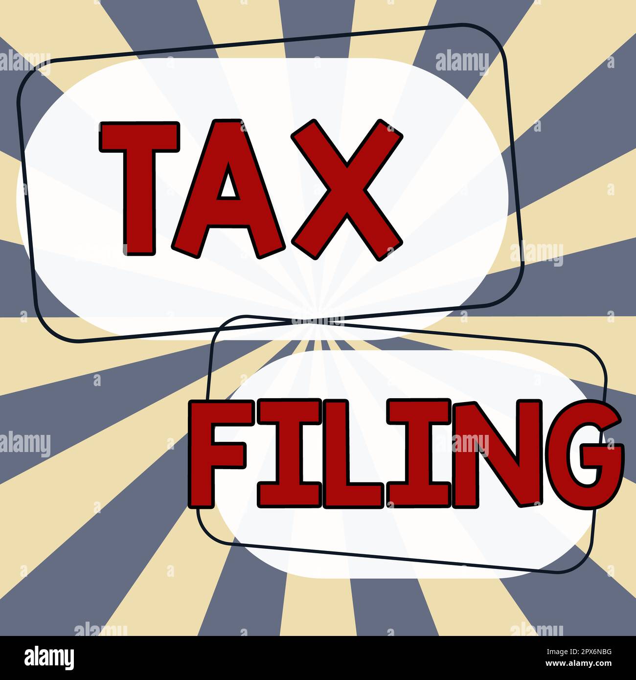 Handwriting text Tax Filing, Business concept Submitting documens filed ...
