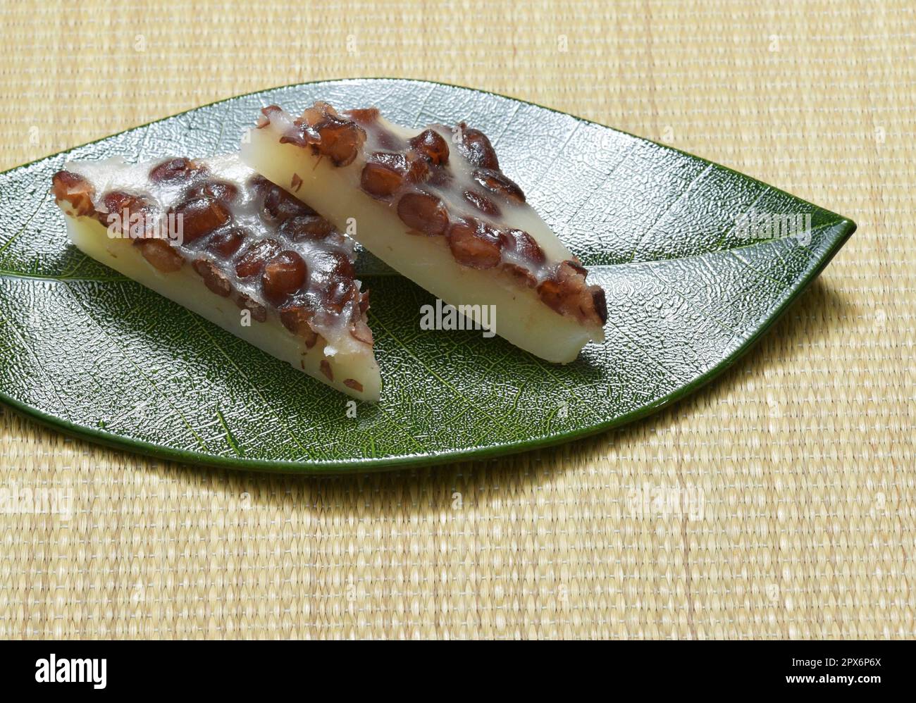 A picture shows one of wagashi, Japanese traditional confectionary