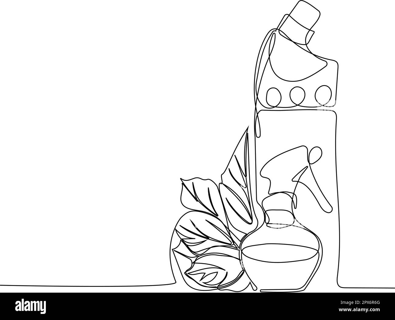 Home cleaning service landing page design concept, illustration of