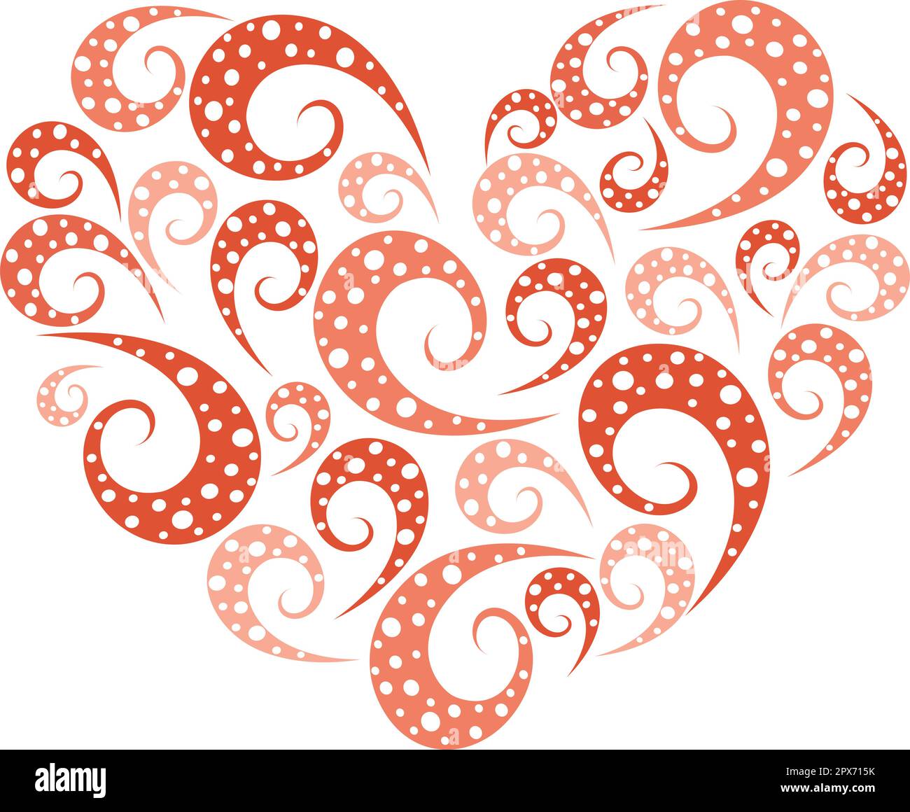 Abstract heart template. Vector illustration Stock Vector Image & Art