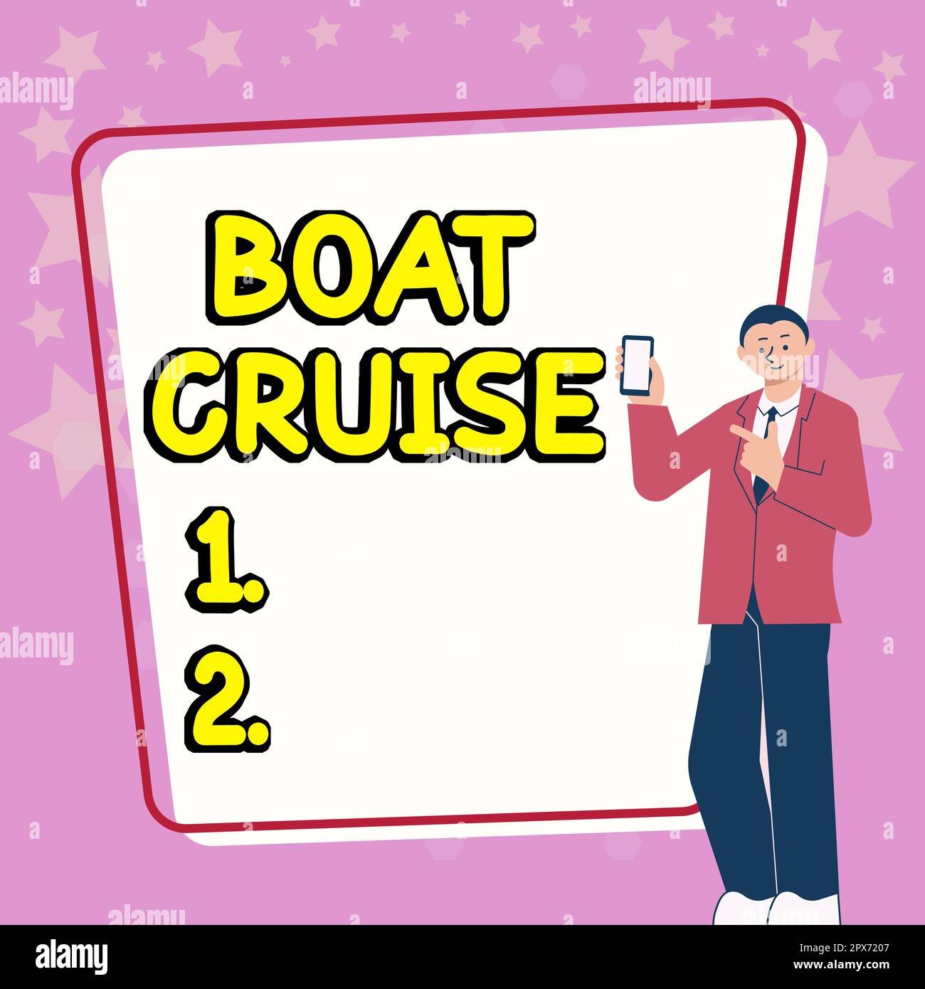 Conceptual caption Boat Cruise, Business showcase sail about in area