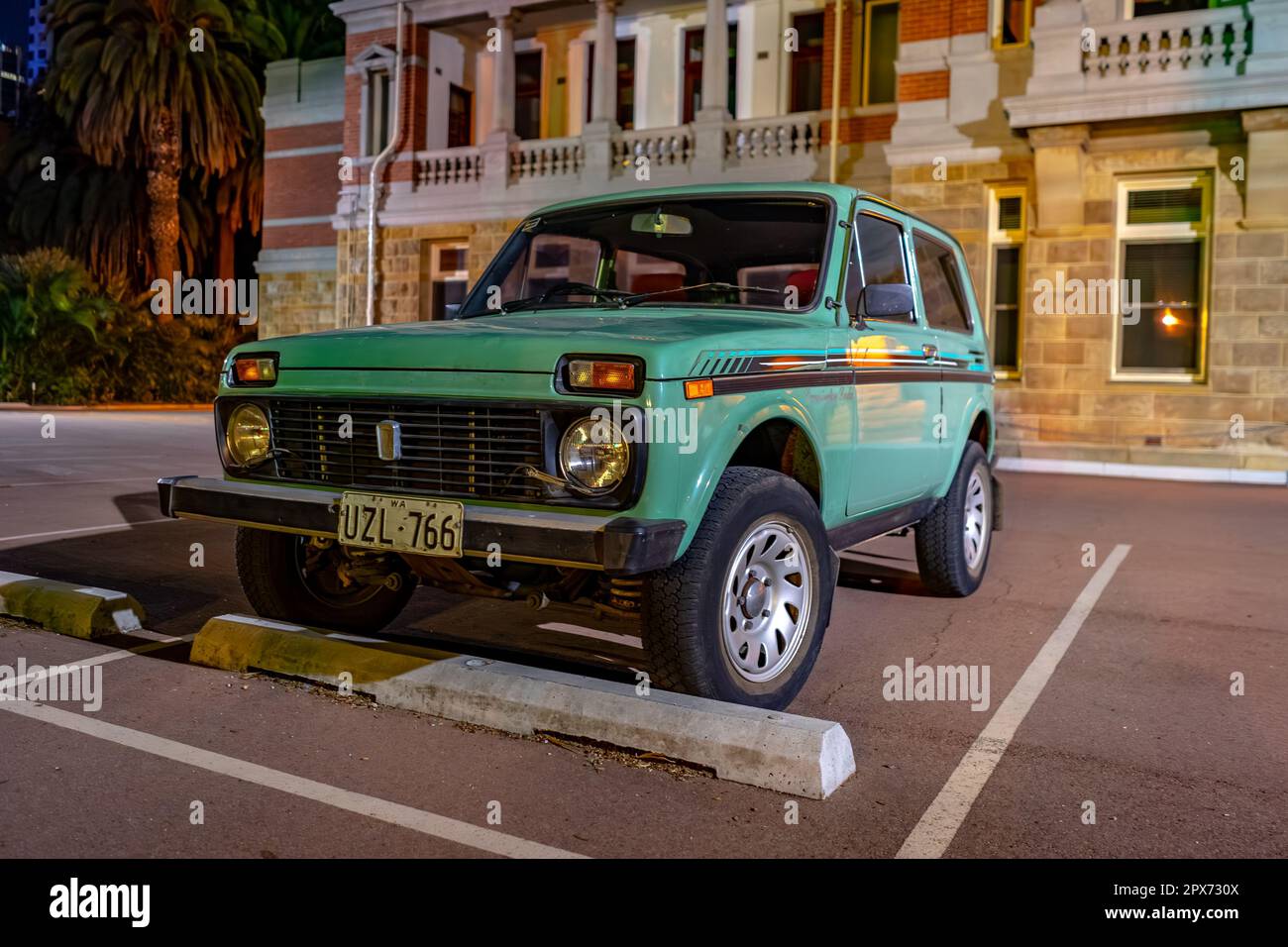 Perth, WA, Australia - Lada Niva VAZ-2121 - a Soviet Russian car produced between 1977 and 1993 Stock Photo