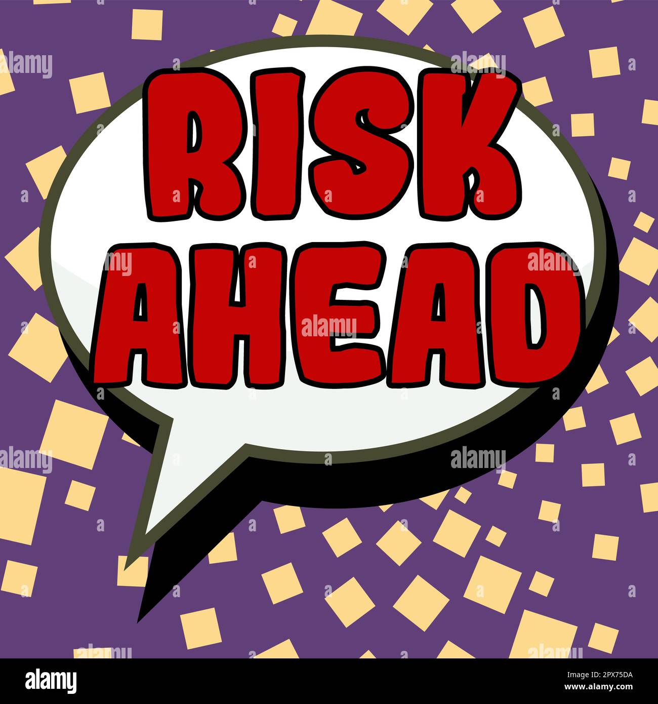 Conceptual display Risk Ahead, Concept meaning A probability or threat ...