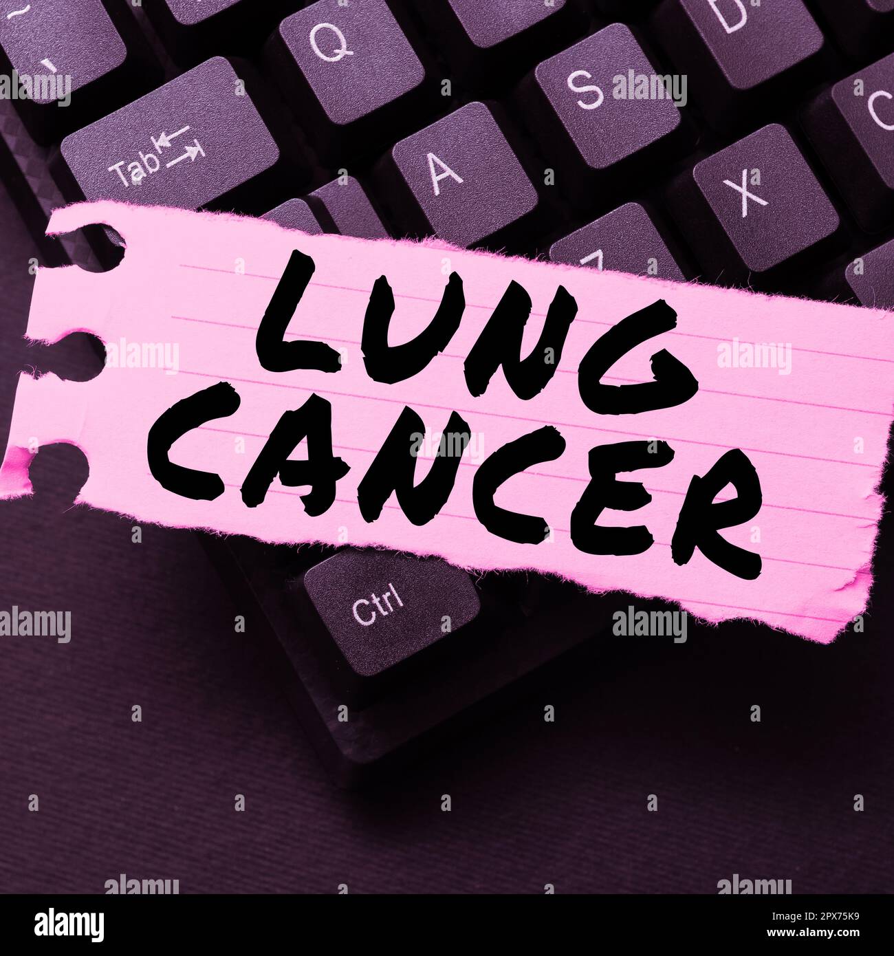 Text showing inspiration Lung Cancer, Business showcase Uncontrolled