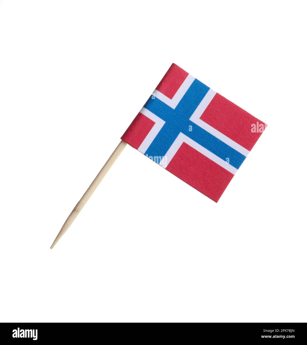 Small paper flag of Norway isolated on white Stock Photo - Alamy