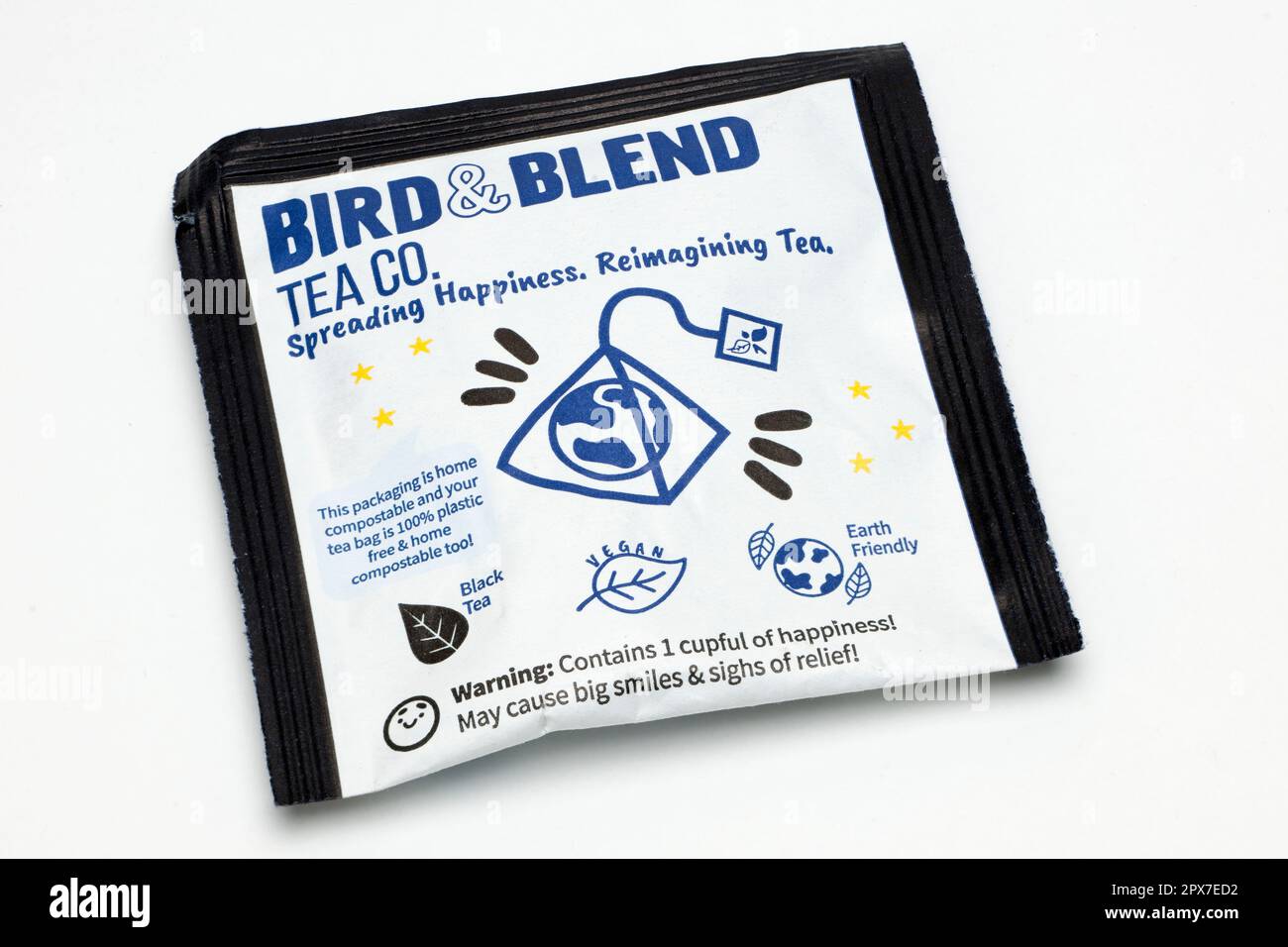 Sachet of Herbal Tea from Bird and Blend Tea Company Stock Photo Alamy