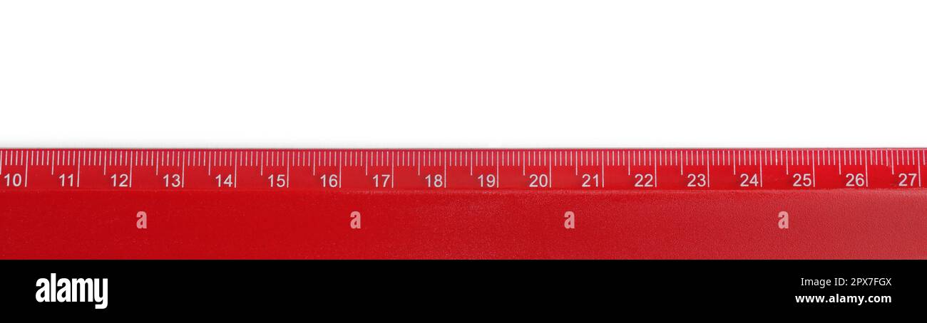 Scale Ruler Red Red ruler hi-res stock photography and images - Alamy