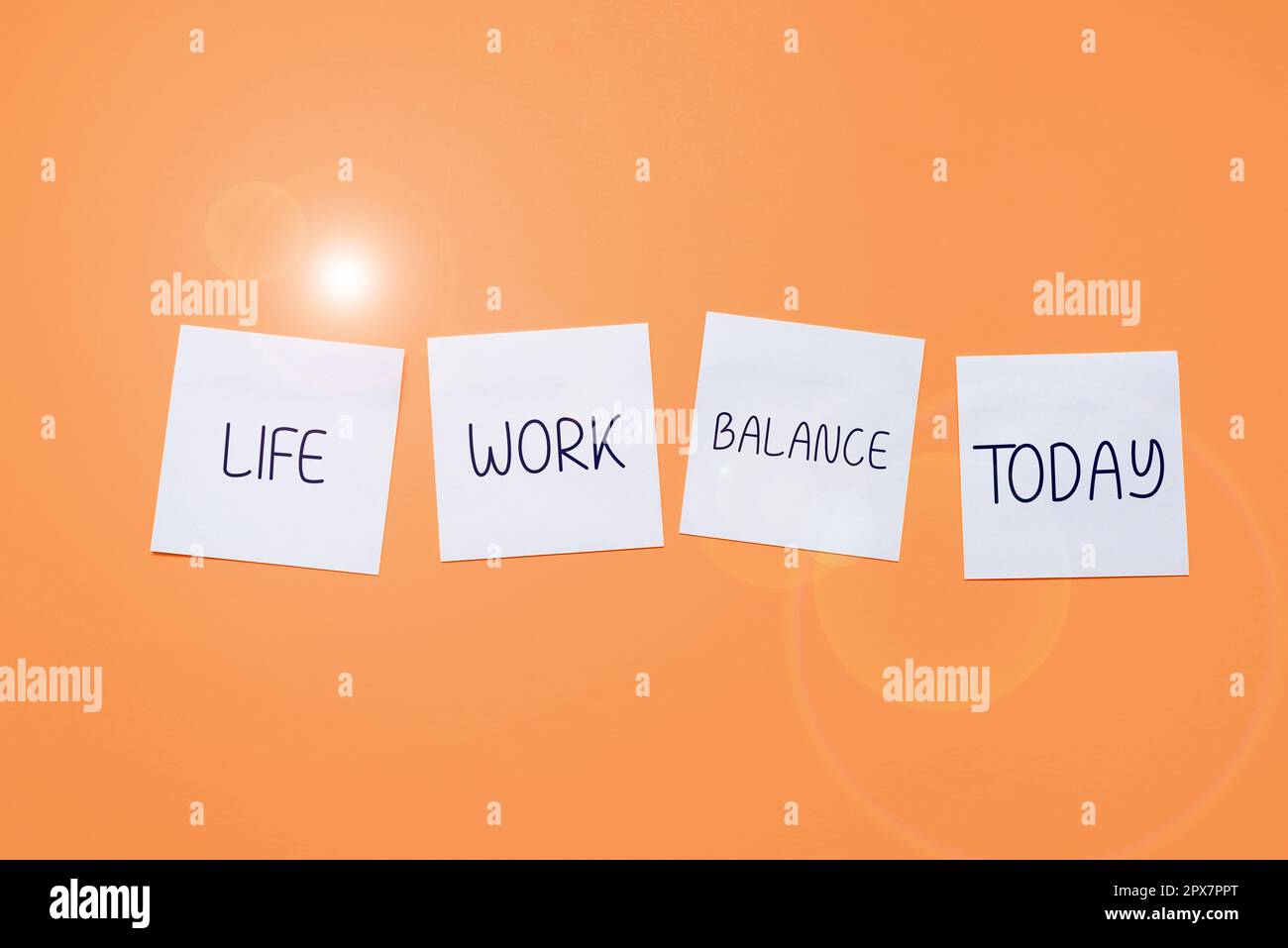 Handwriting text Life Work Balance, Concept meaning stability person ...
